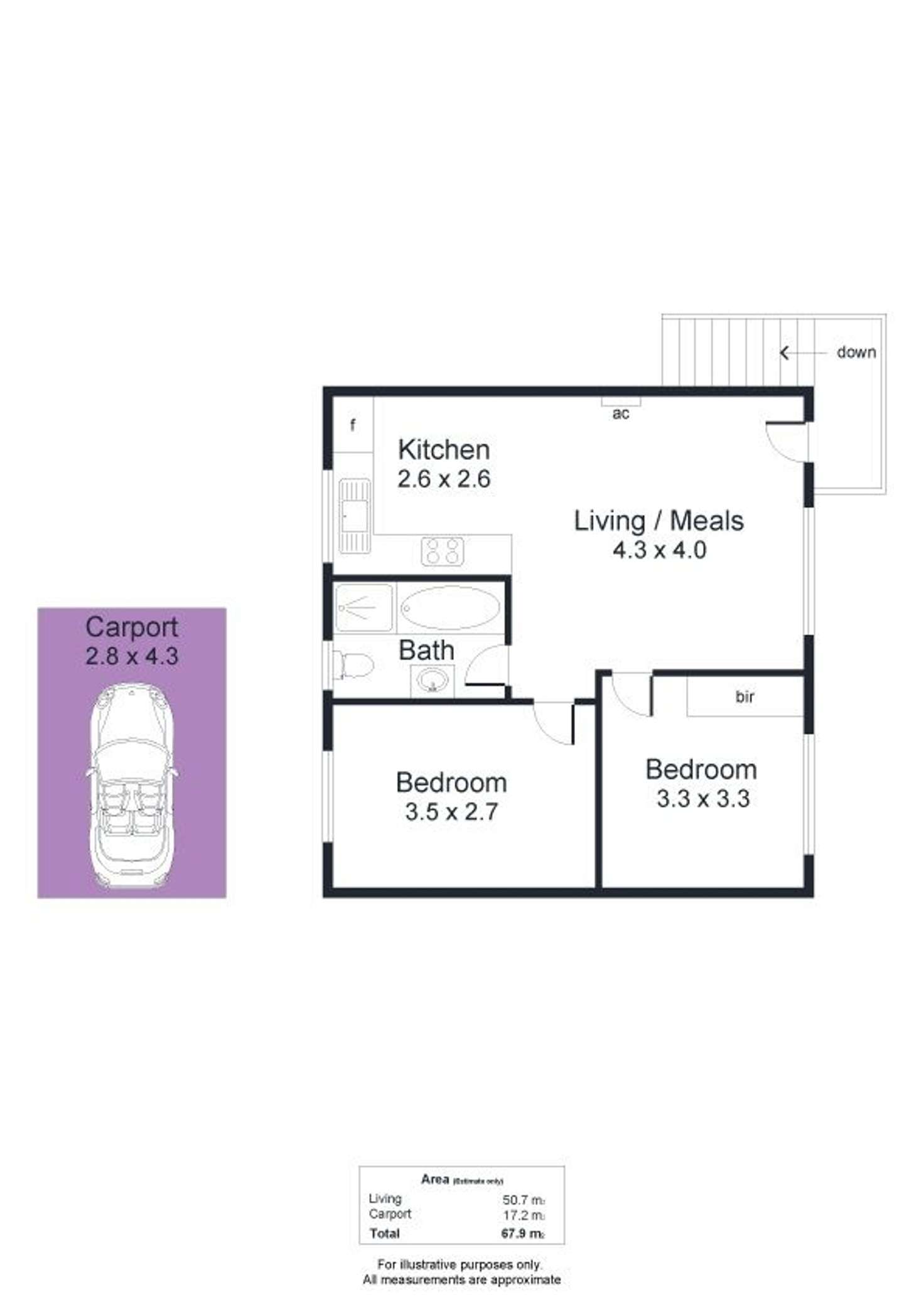 Floorplan of Homely unit listing, 4/34 Winifred Avenue, South Plympton SA 5038