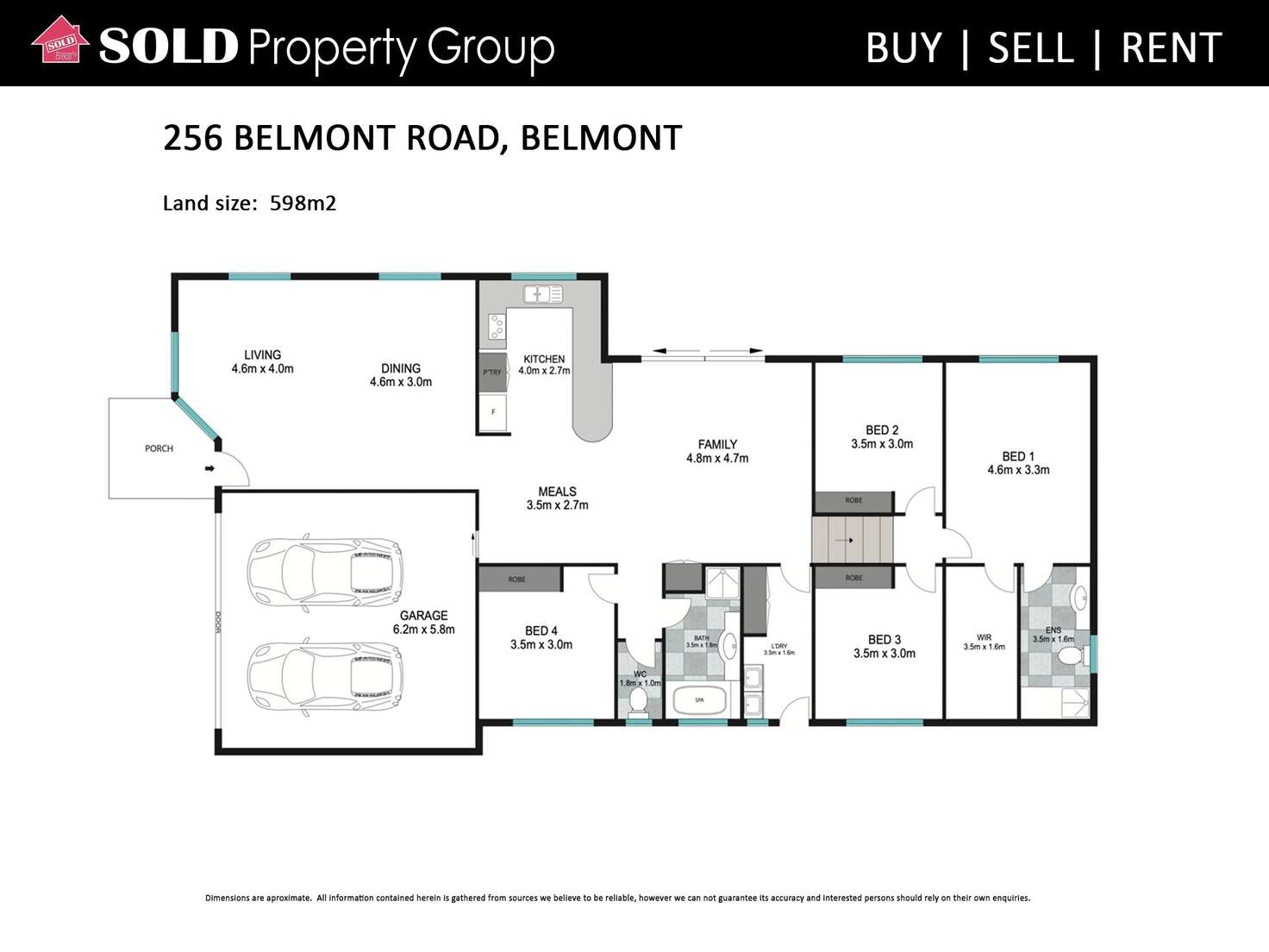 Floorplan of Homely house listing, 256 Belmont Road, Belmont QLD 4153
