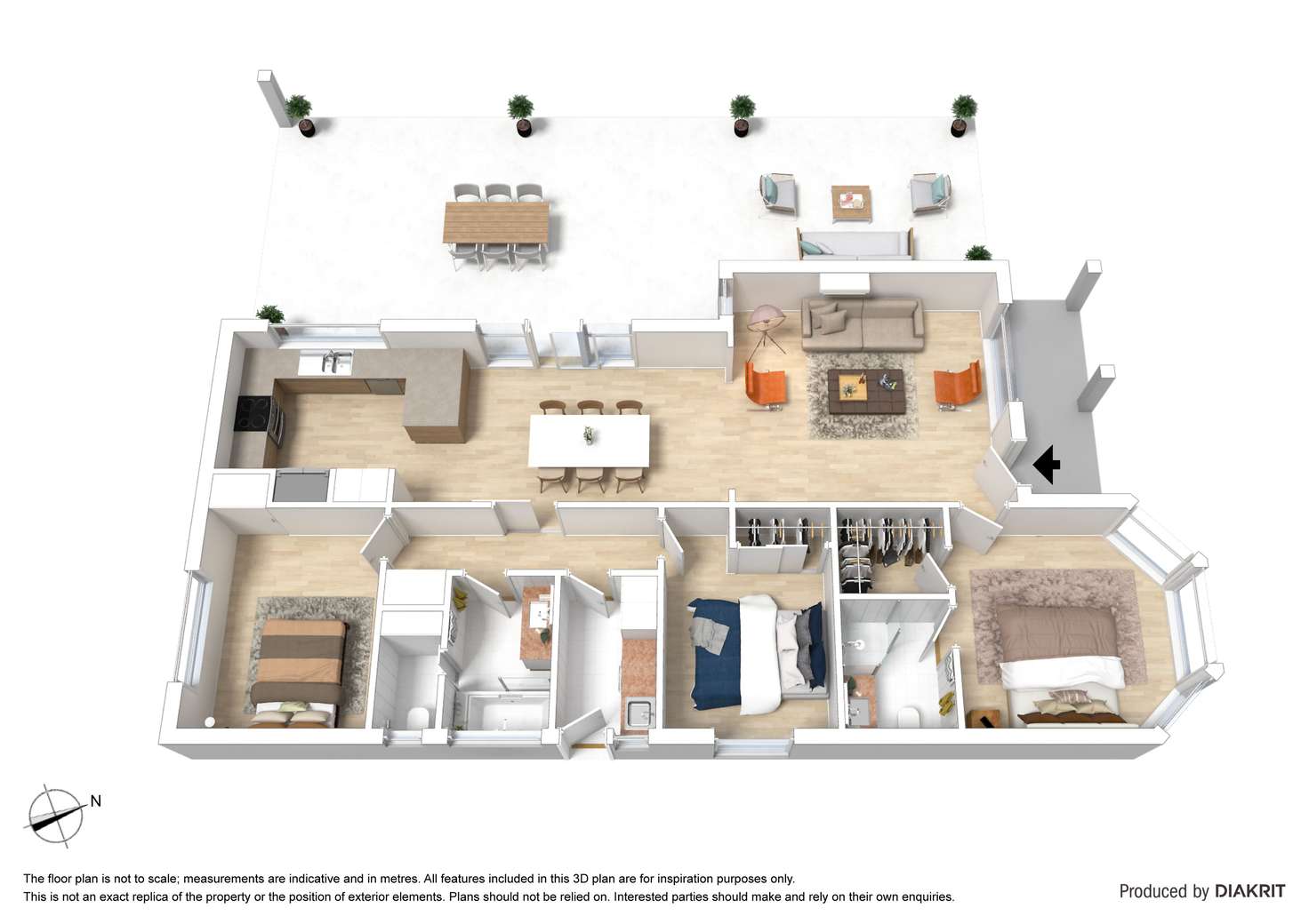 Floorplan of Homely house listing, 6 Strathearn Court, Carrum Downs VIC 3201