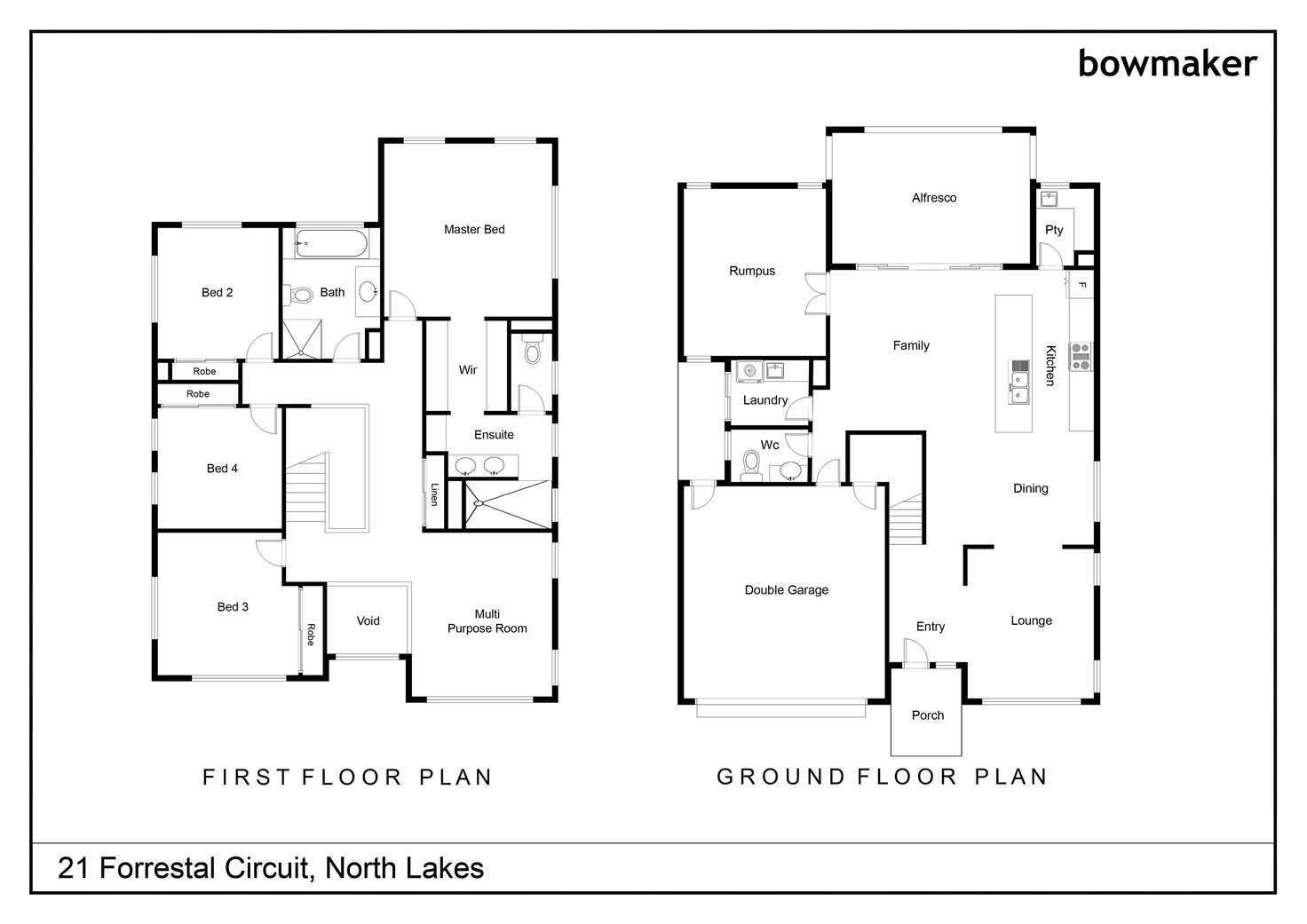 Floorplan of Homely house listing, 21 Forrestal Circuit, North Lakes QLD 4509