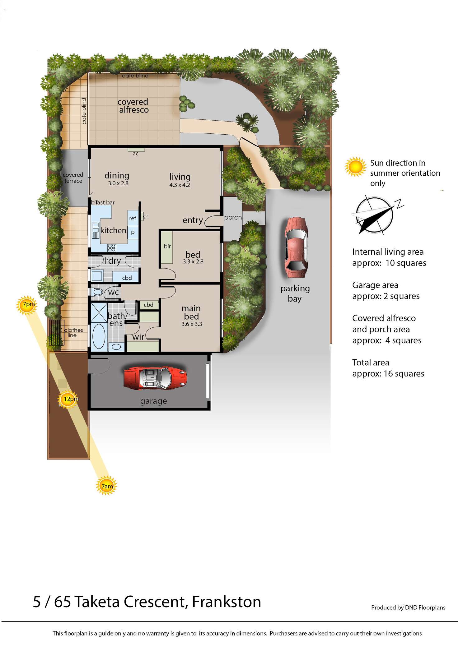 Floorplan of Homely unit listing, 5/65 Taketa Crescent, Frankston VIC 3199