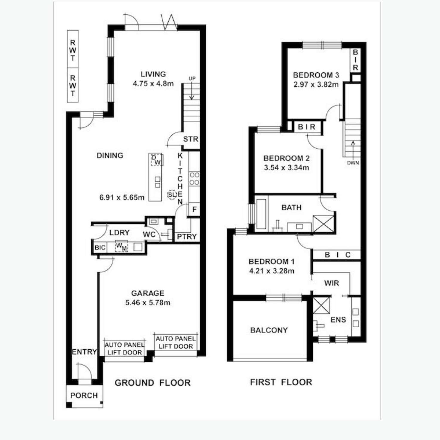 Floorplan of Homely townhouse listing, 37A Barwell Avenue, Marleston SA 5033
