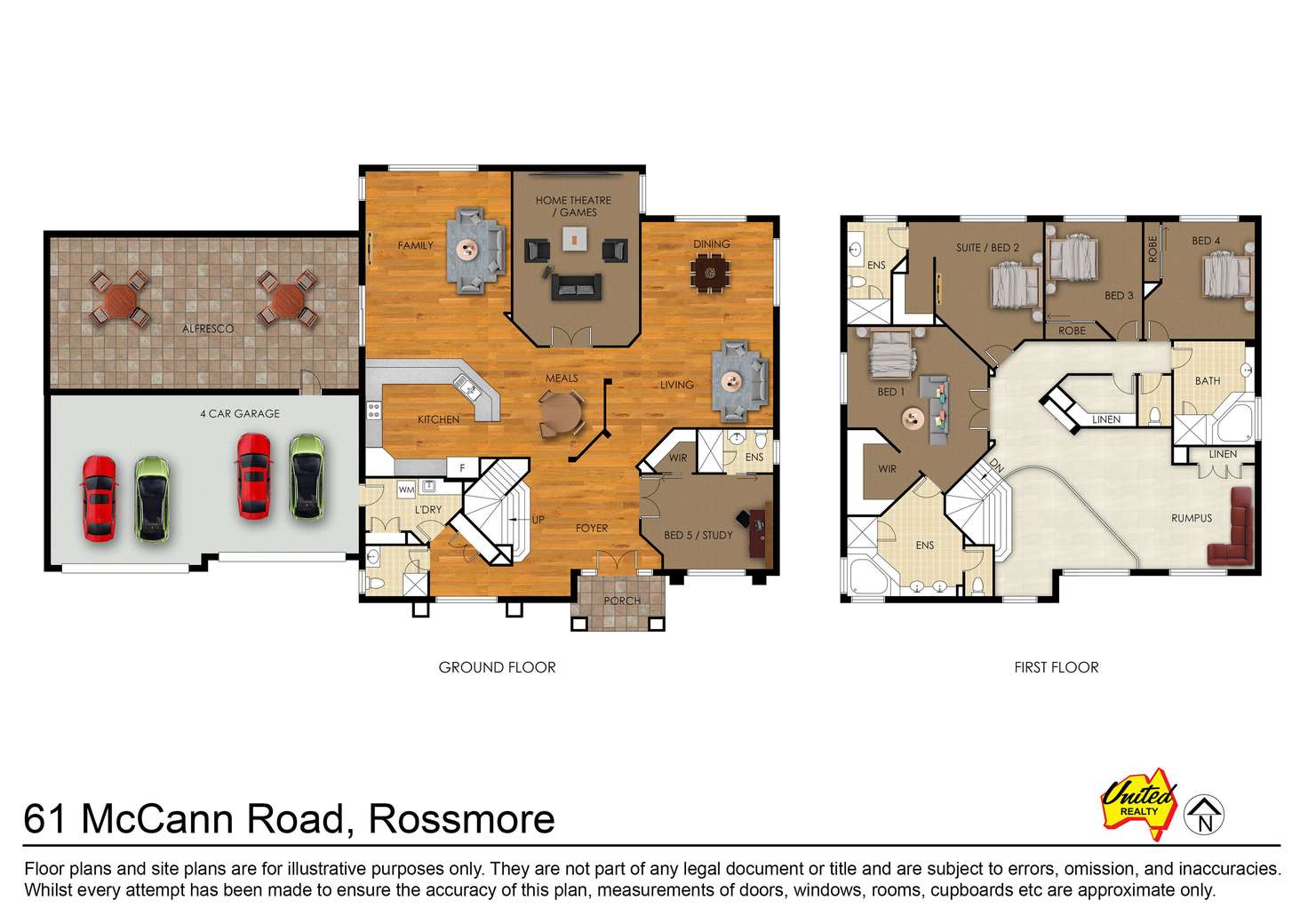 Floorplan of Homely house listing, 61 McCann Road, Rossmore NSW 2557