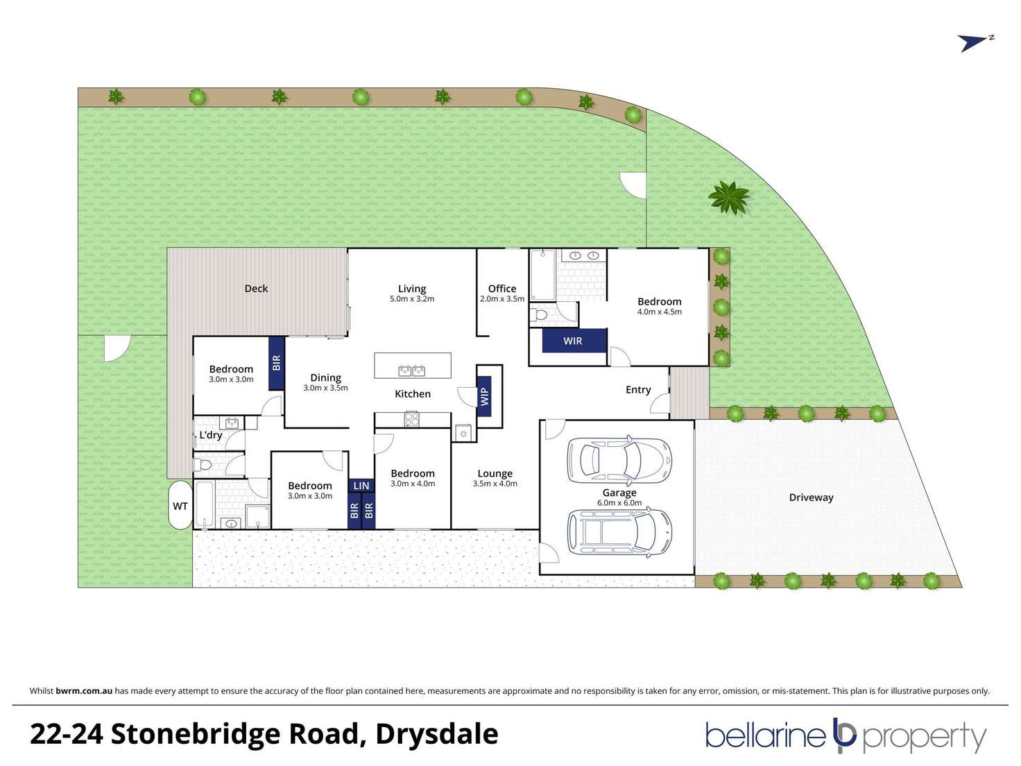Floorplan of Homely house listing, 22-24 Stonebridge Road, Drysdale VIC 3222