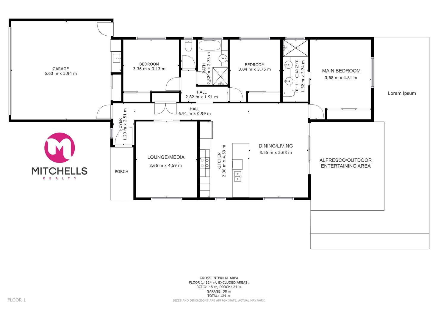 Floorplan of Homely house listing, 2 Bronte Place, Urraween QLD 4655