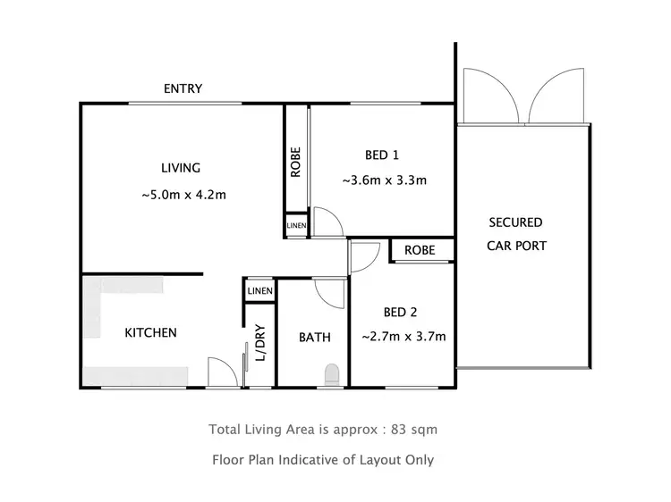 Floorplan of Homely townhouse listing, 2/27 Ewing Road, Logan Central QLD 4114