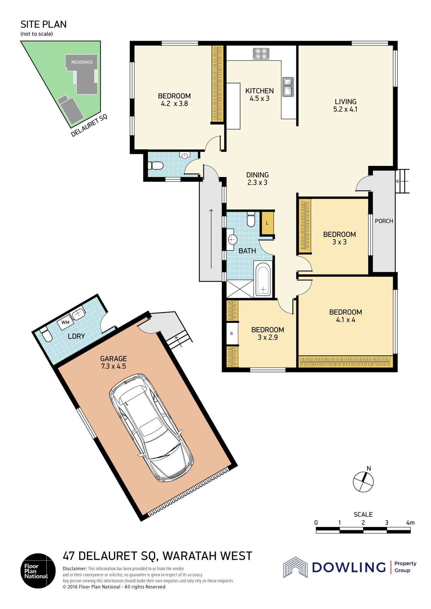 Floorplan of Homely house listing, 47 Delauret Square, Waratah West NSW 2298