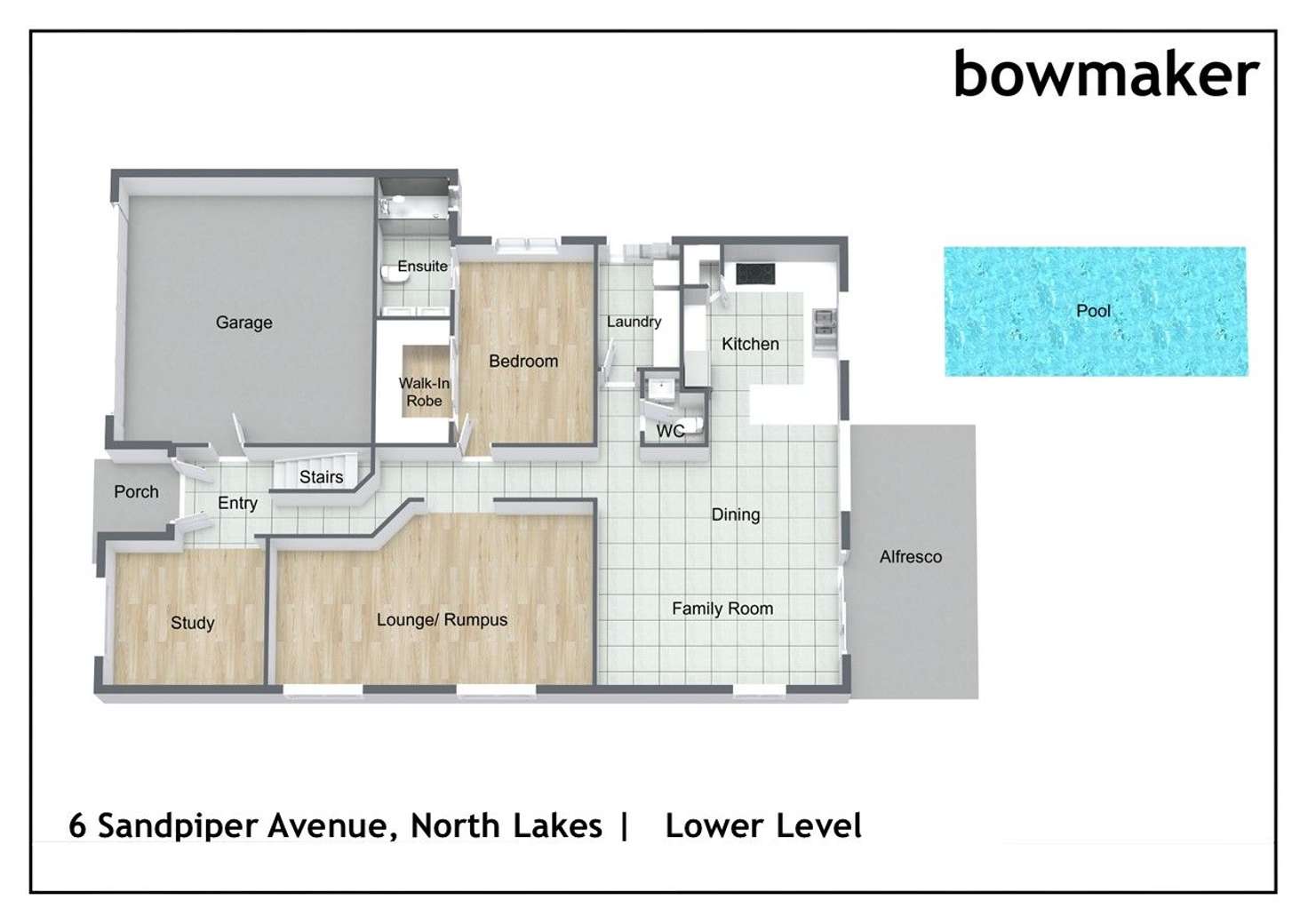 Floorplan of Homely house listing, 6 Sandpiper Avenue, North Lakes QLD 4509
