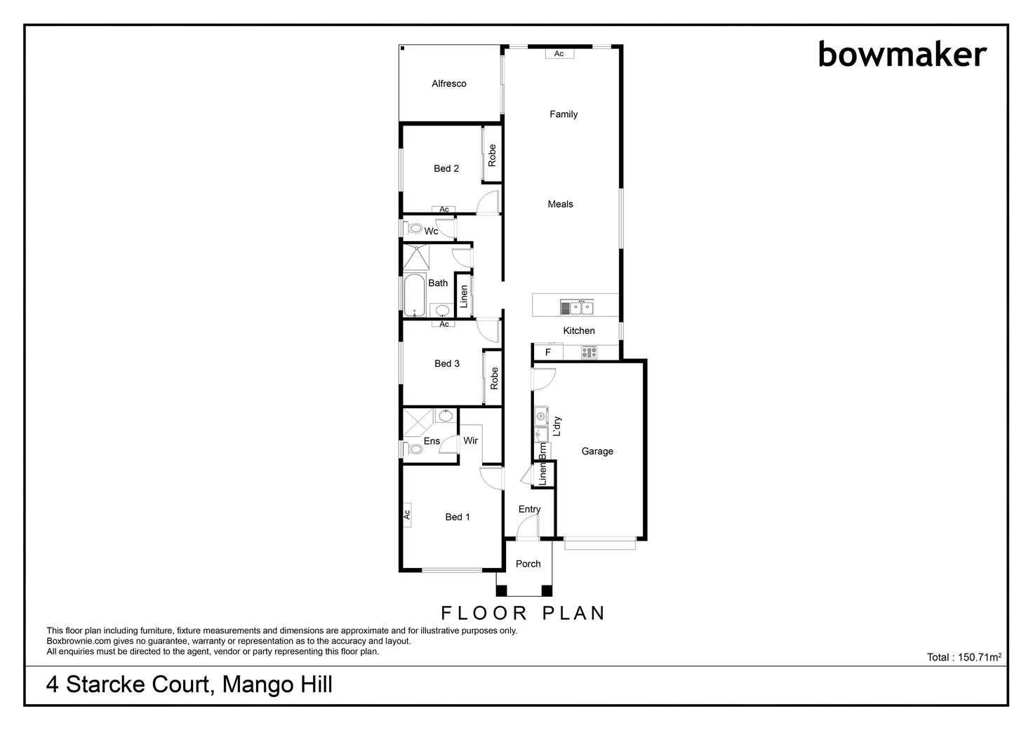 Floorplan of Homely house listing, 4 Starcke Court, Mango Hill QLD 4509