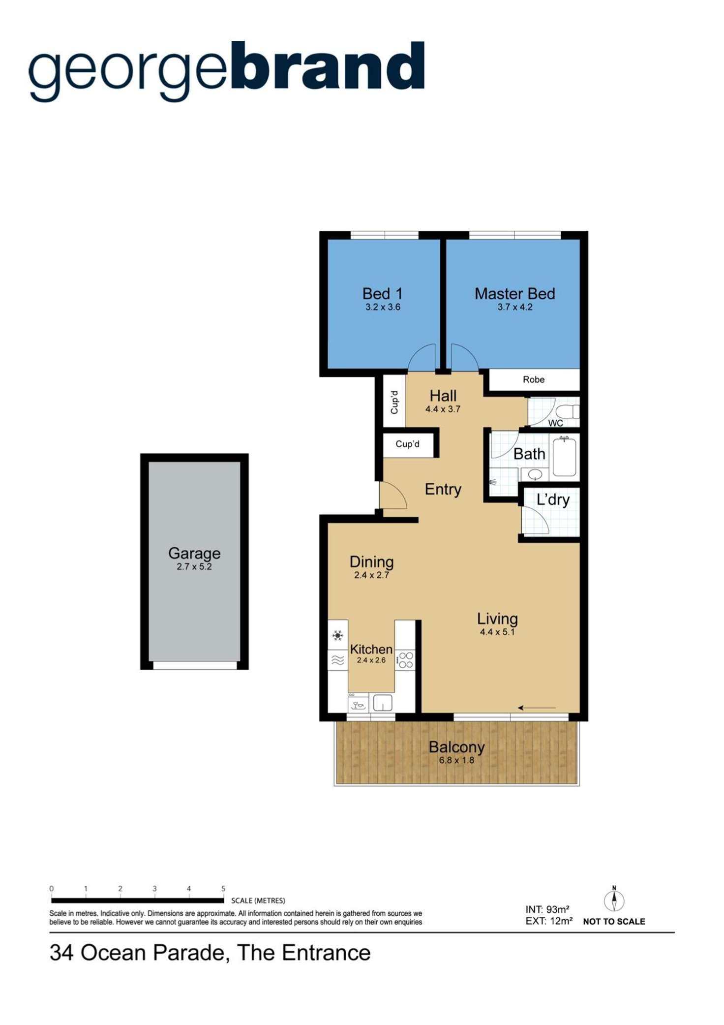 Floorplan of Homely apartment listing, 34/28-34 Ocean Parade, The Entrance NSW 2261