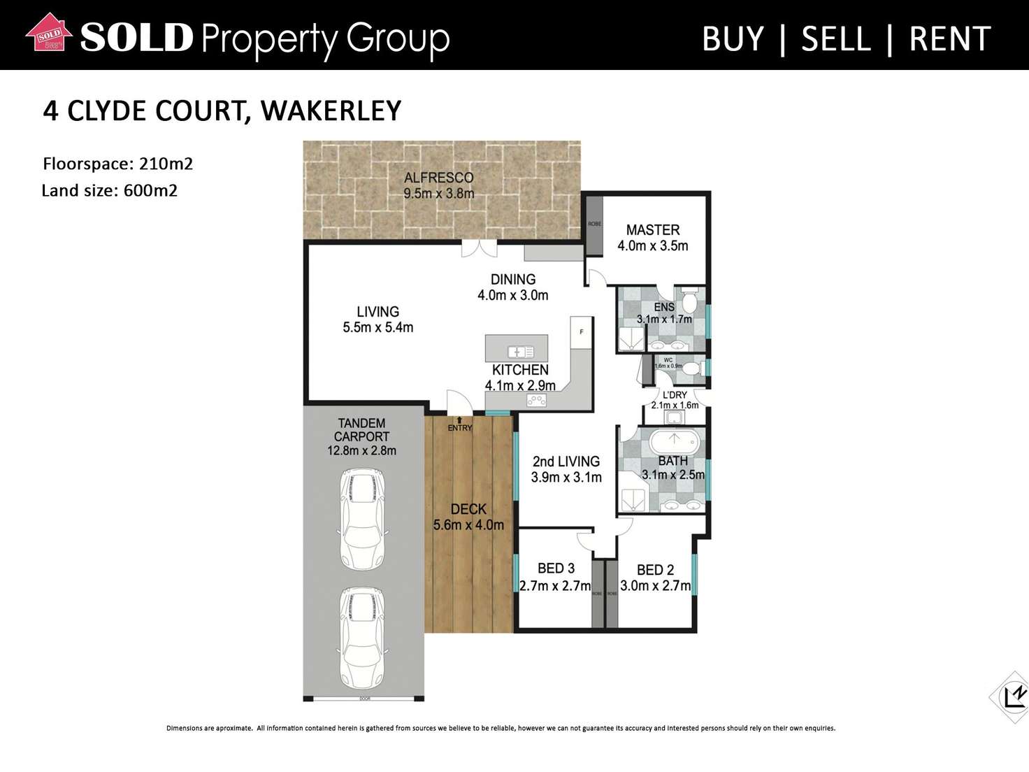 Floorplan of Homely house listing, 4 Clyde Court, Wakerley QLD 4154