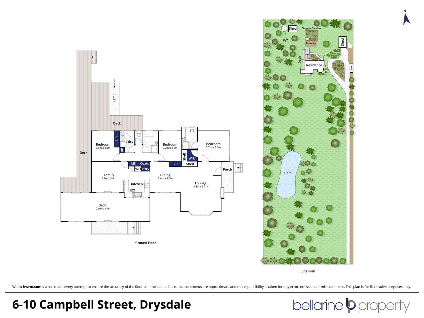 Floorplan of Homely acreageSemiRural listing, 6-10 Campbell Street, Drysdale VIC 3222