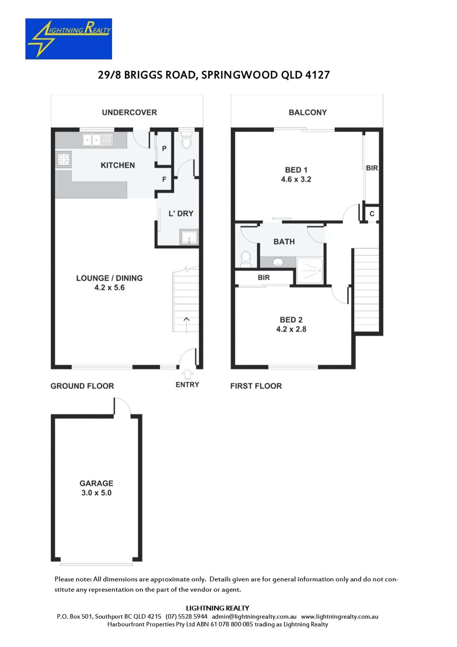 Floorplan of Homely townhouse listing, 29/8-16 Briggs Road, Springwood QLD 4127