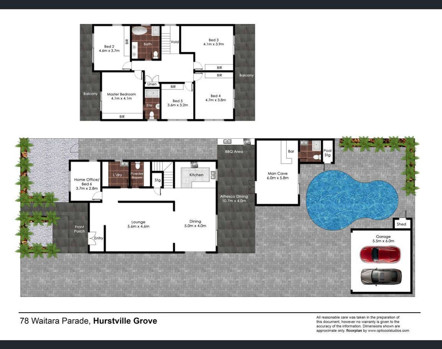Floorplan of Homely house listing, 78 Waitara Parade, Hurstville Grove NSW 2220