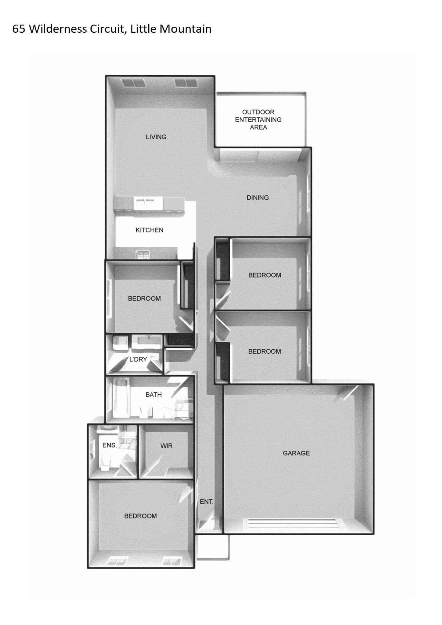 Floorplan of Homely house listing, 65 Wilderness Circuit, Little Mountain QLD 4551