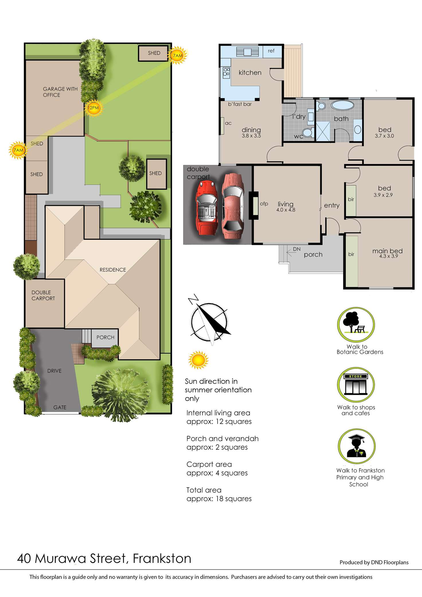 Floorplan of Homely house listing, 40 Murawa Street, Frankston VIC 3199