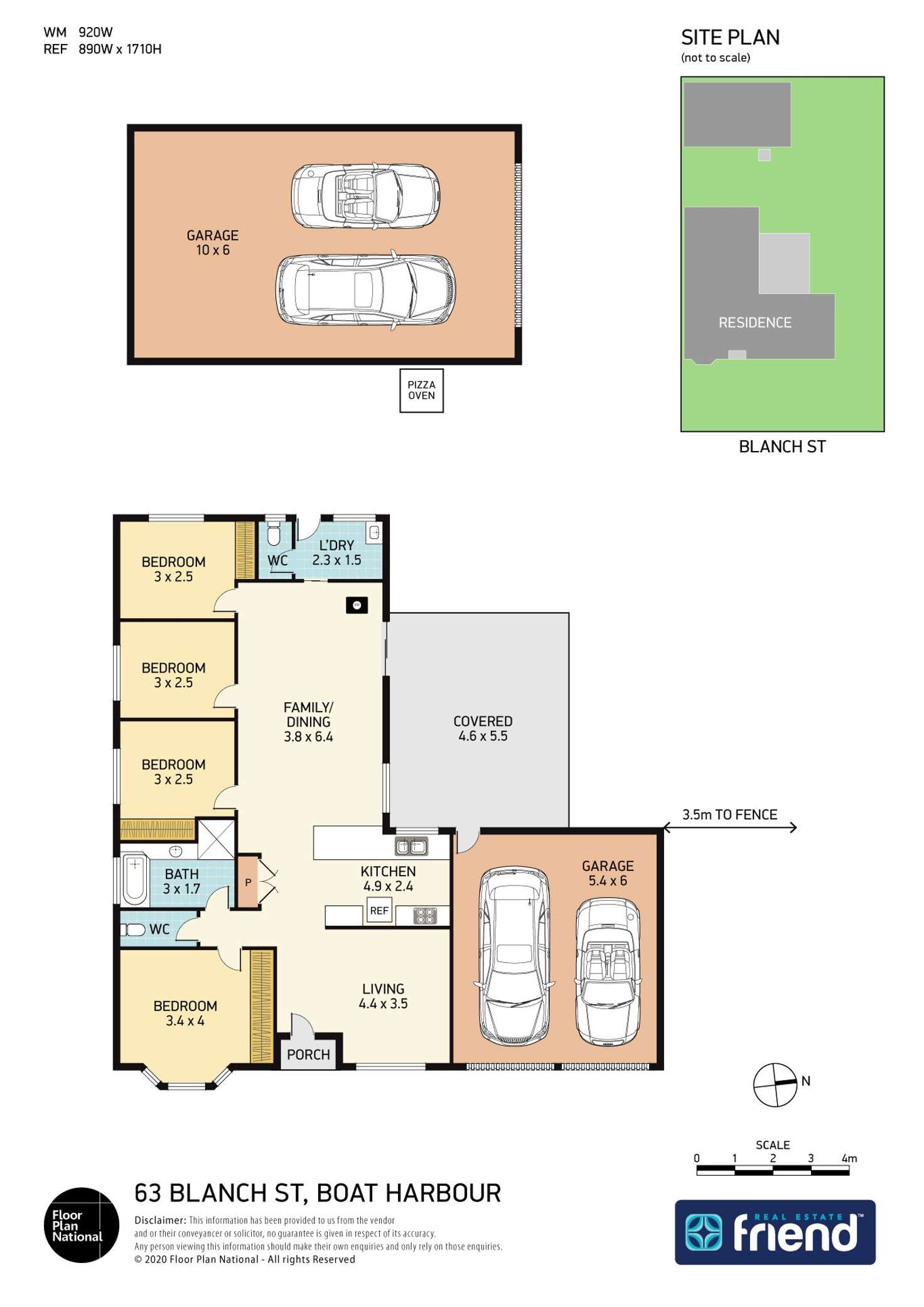 Floorplan of Homely house listing, 63 Blanch Street, Boat Harbour NSW 2316