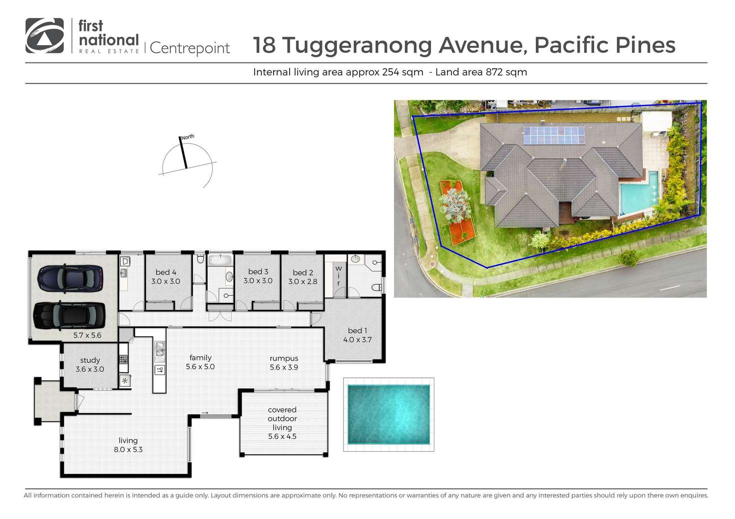 Floorplan of Homely house listing, 18 Tuggeranong Avenue, Pacific Pines QLD 4211