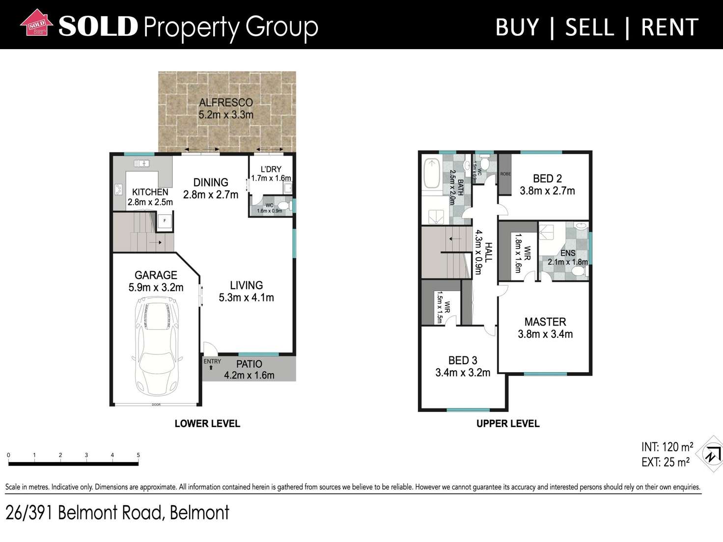 Floorplan of Homely townhouse listing, 26/391 Belmont Road, Belmont QLD 4153