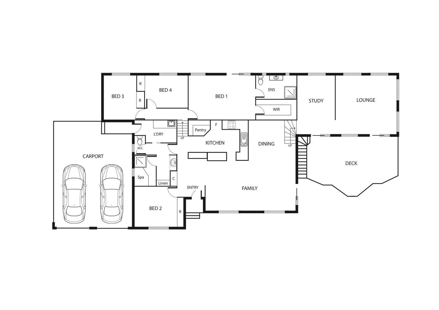 Floorplan of Homely house listing, 5 Hindle Place, Gordon ACT 2906