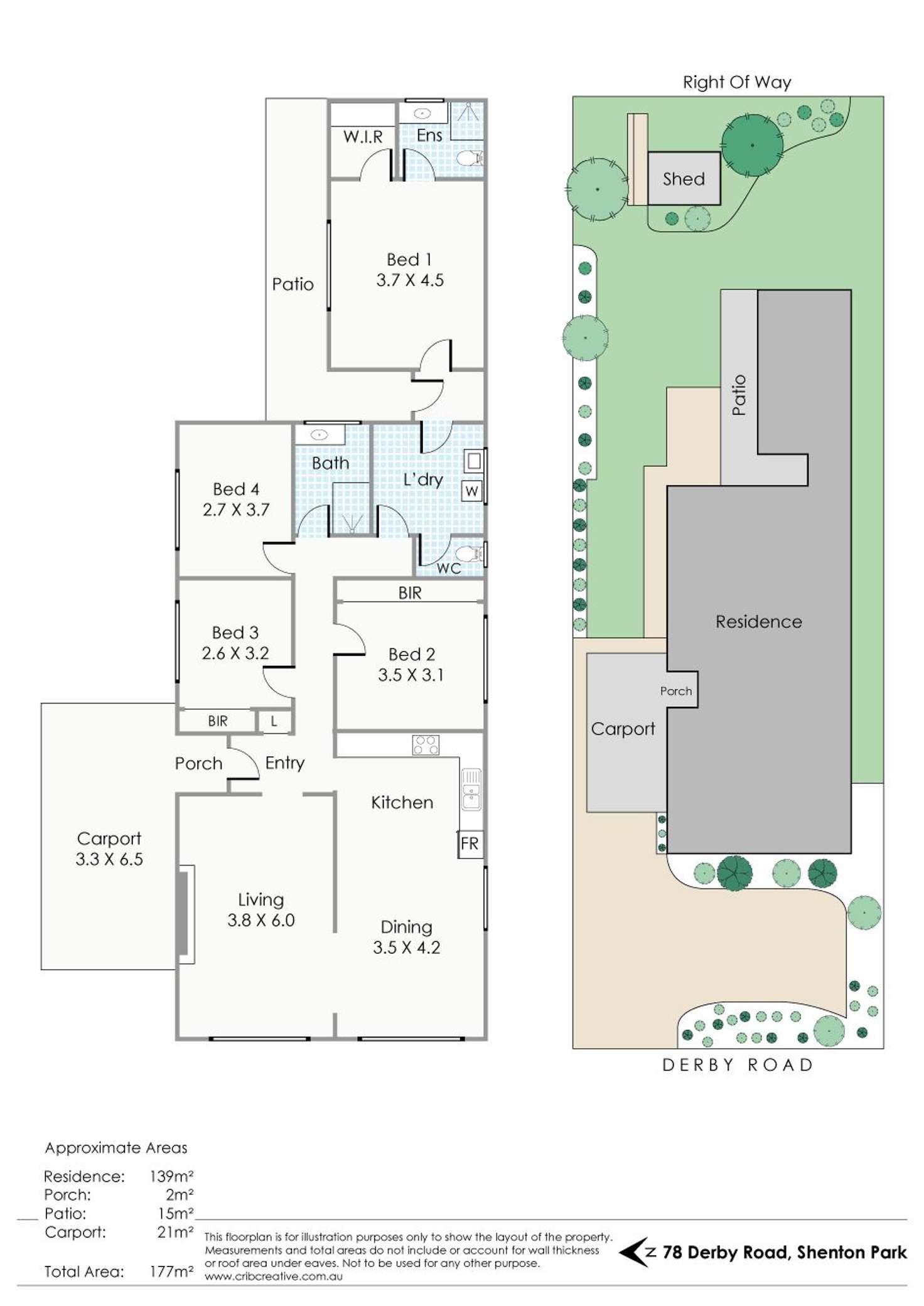 Floorplan of Homely house listing, 78 Derby Road, Shenton Park WA 6008