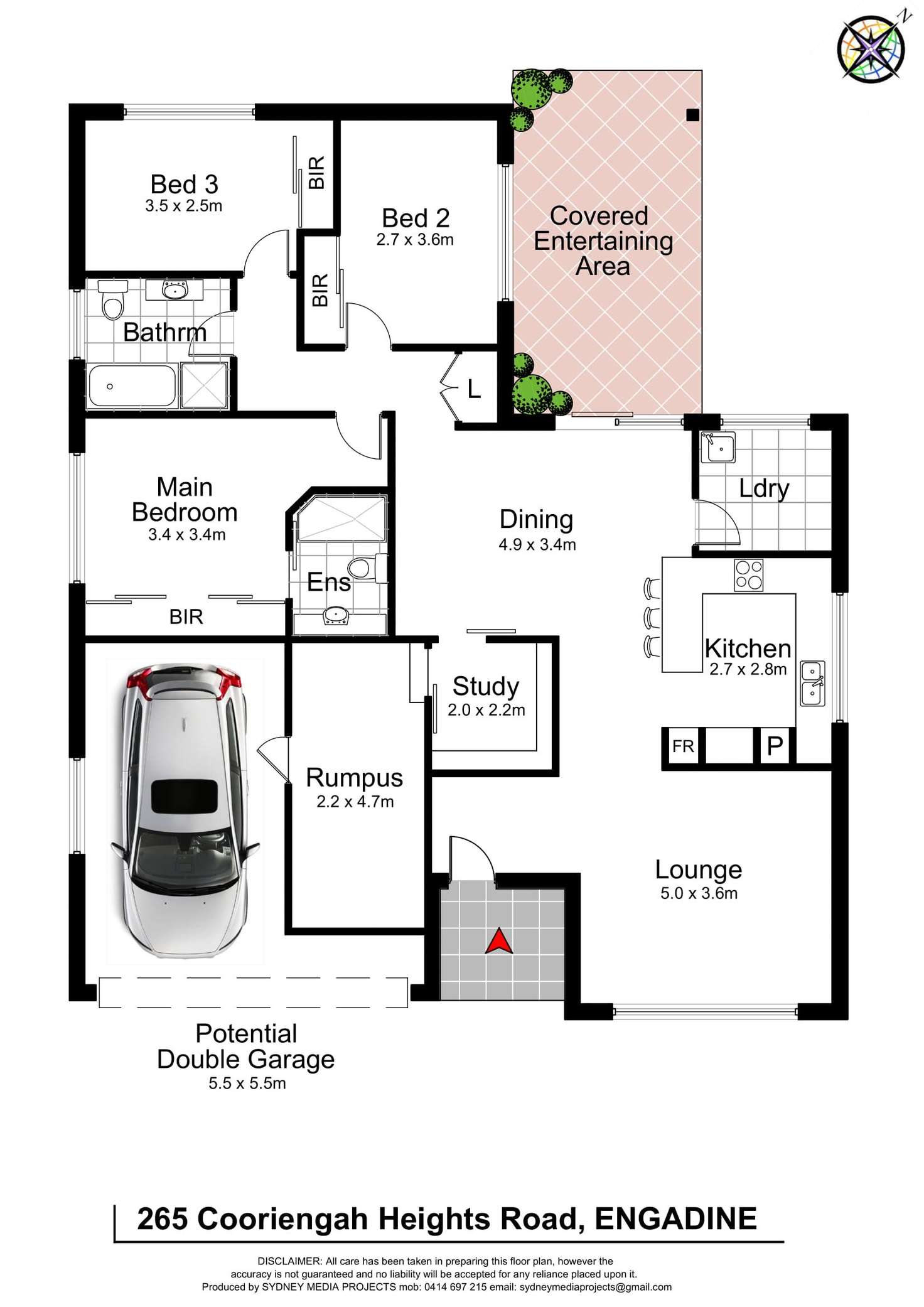 Floorplan of Homely house listing, 265 Cooriengah Heights Road, Engadine NSW 2233