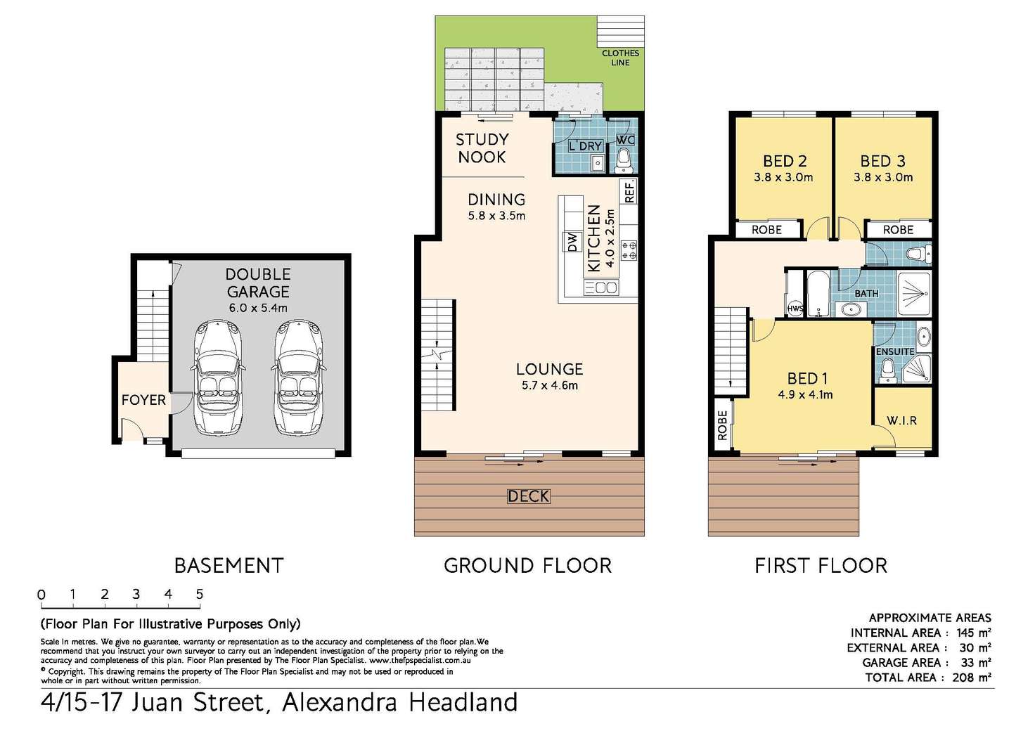 Floorplan of Homely unit listing, 4/15-17 Juan Street, Alexandra Headland QLD 4572