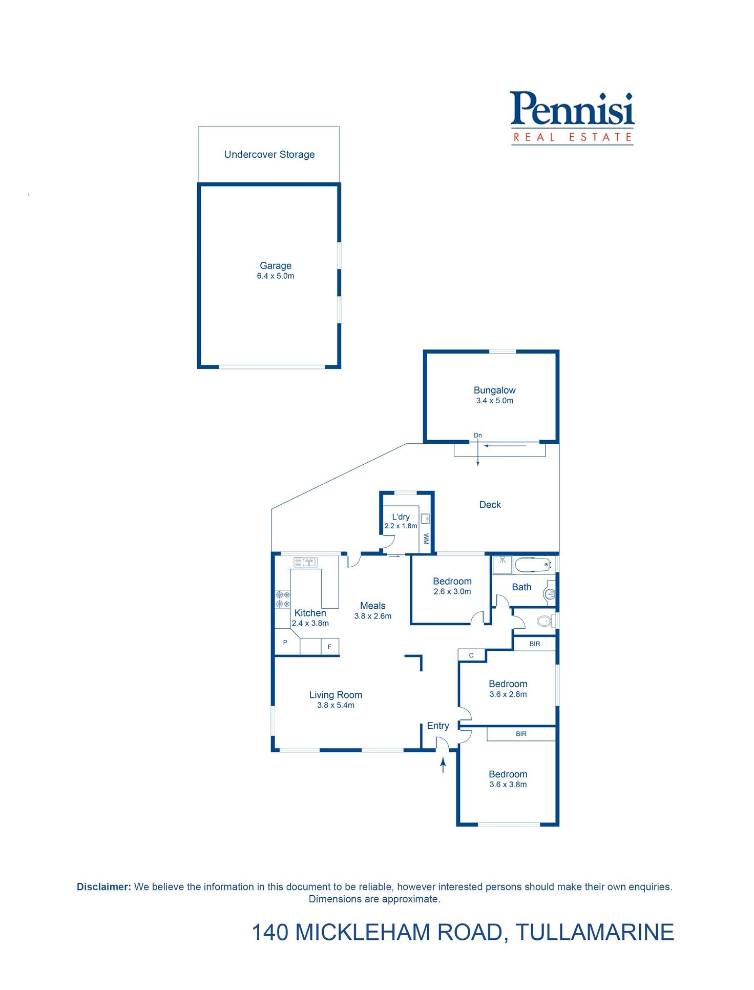 Floorplan of Homely house listing, 140 Mickleham Road, Tullamarine VIC 3043