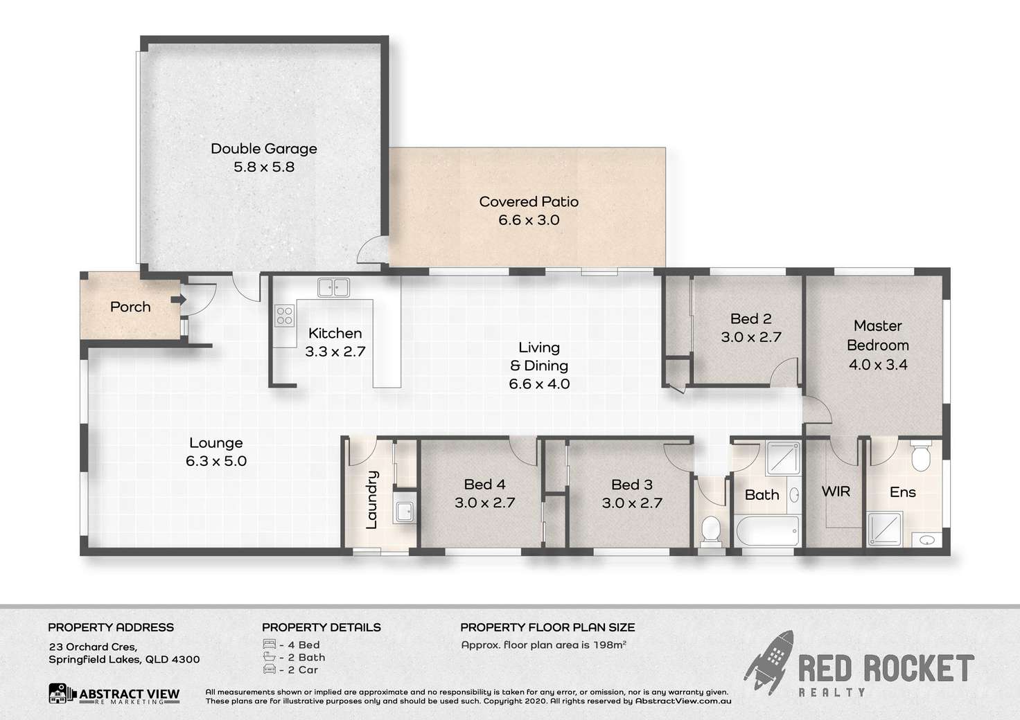 Floorplan of Homely house listing, 23 Orchard Crescent, Springfield Lakes QLD 4300