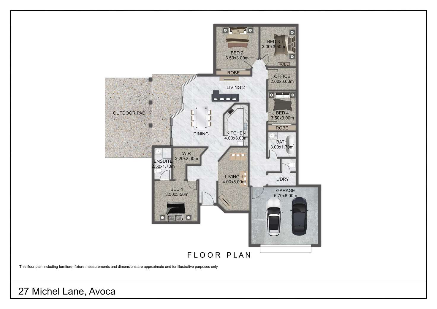 Floorplan of Homely house listing, 27 Michel Lane, Avoca QLD 4670