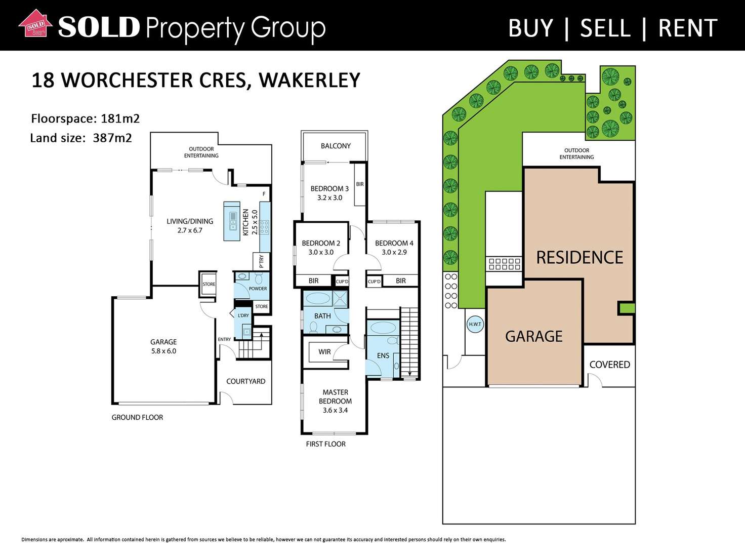 Floorplan of Homely house listing, 18 Worchester Crescent, Wakerley QLD 4154