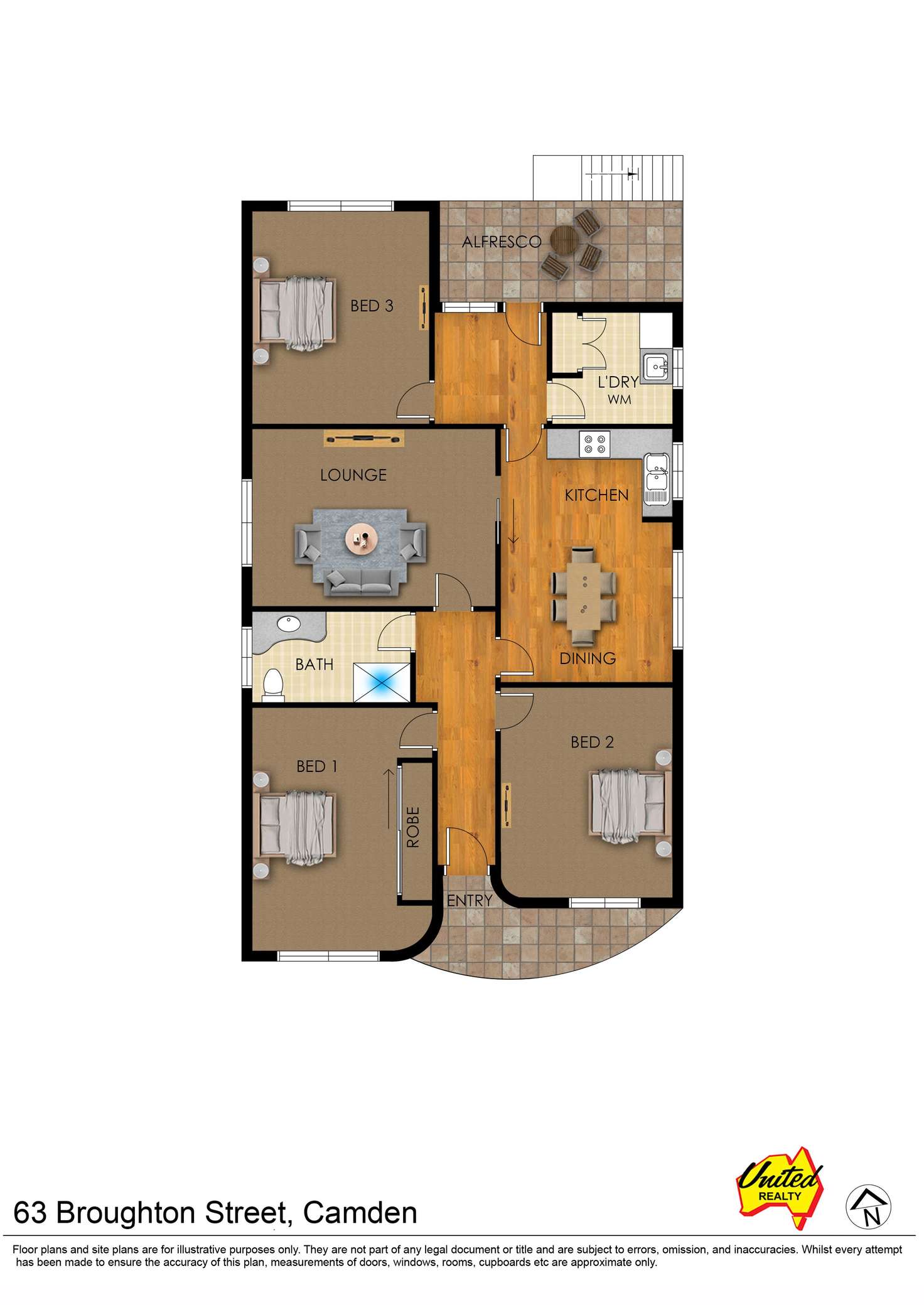 Floorplan of Homely house listing, 63 Broughton Street, Camden NSW 2570