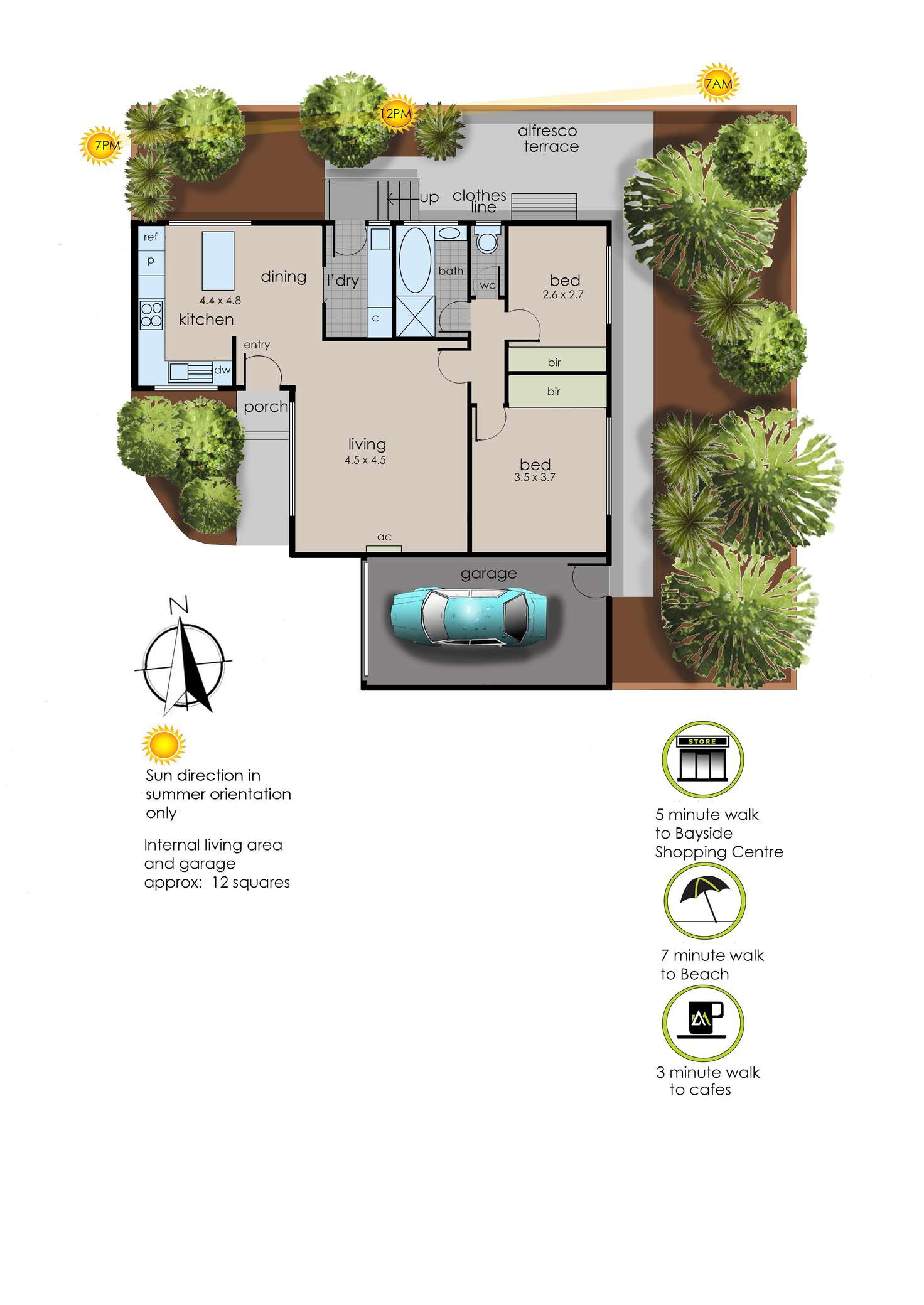 Floorplan of Homely unit listing, 3/11-13 Sheridan Avenue, Frankston VIC 3199