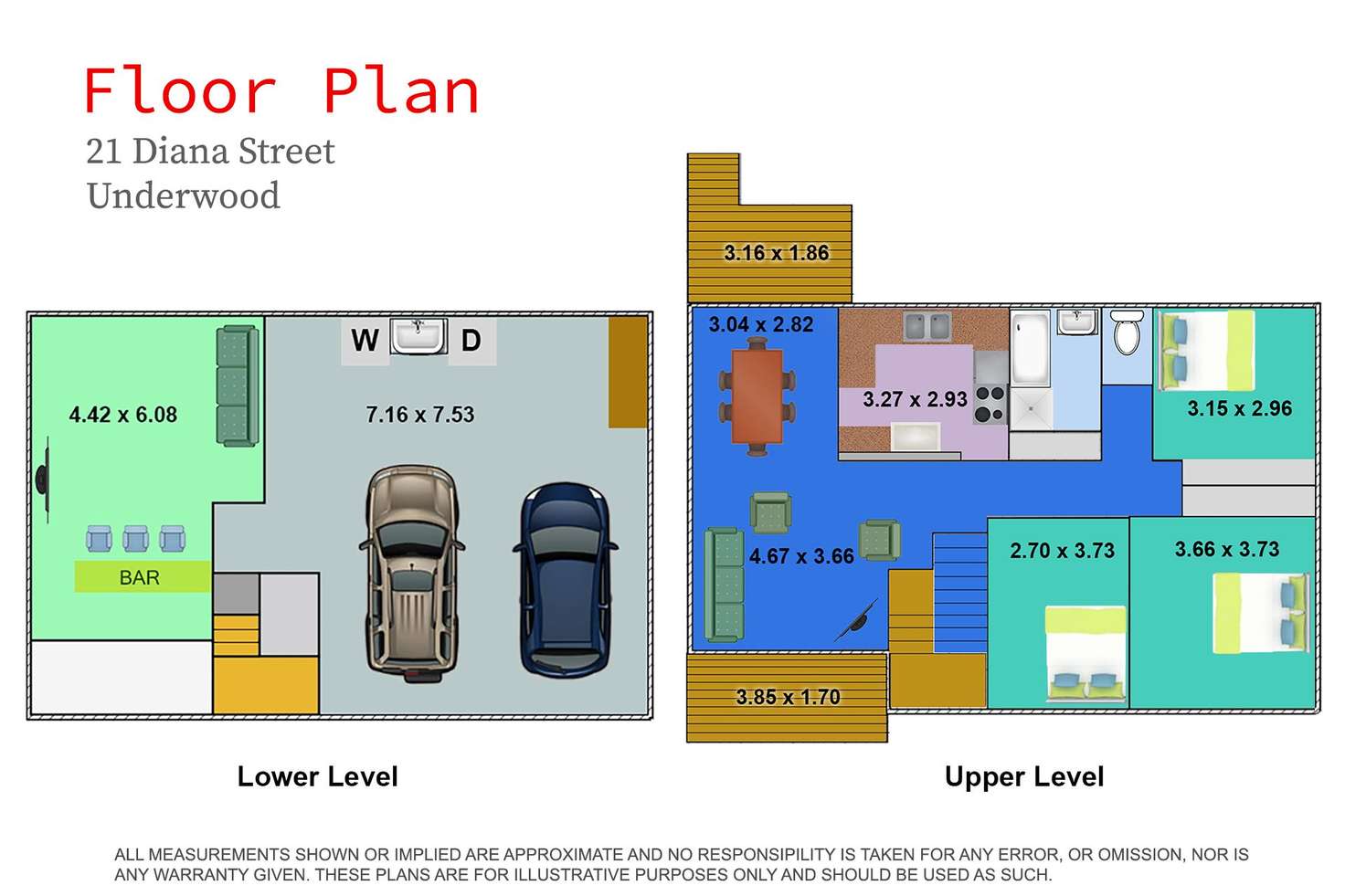 Floorplan of Homely house listing, 21 Diana Street, Underwood QLD 4119