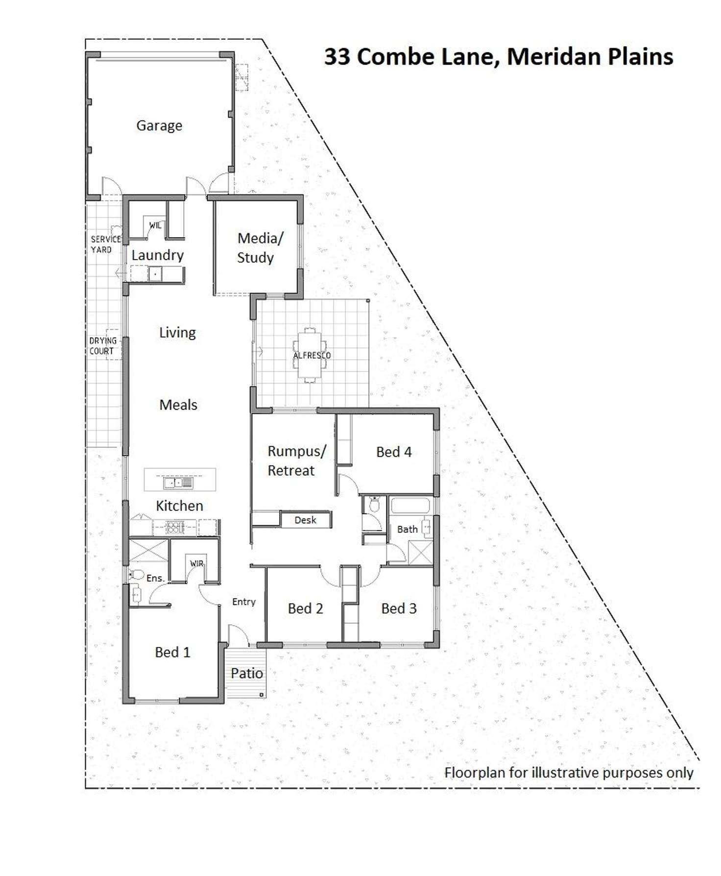 Floorplan of Homely house listing, 33 Combe Lane, Meridan Plains QLD 4551