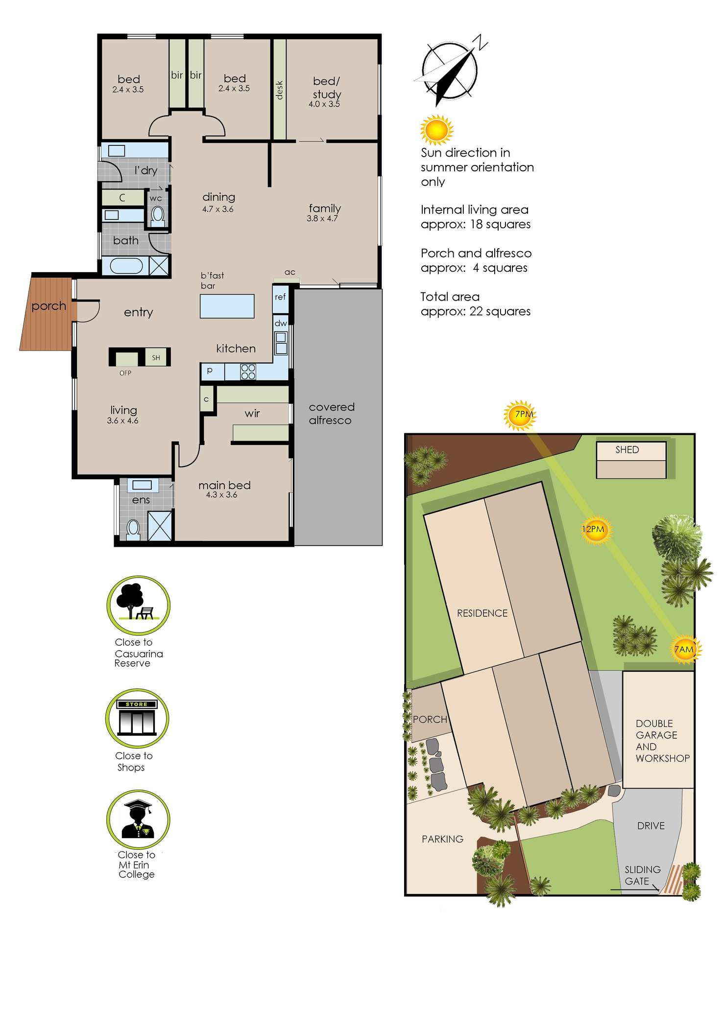 Floorplan of Homely house listing, 228 Frankston - Flinders Road, Frankston South VIC 3199