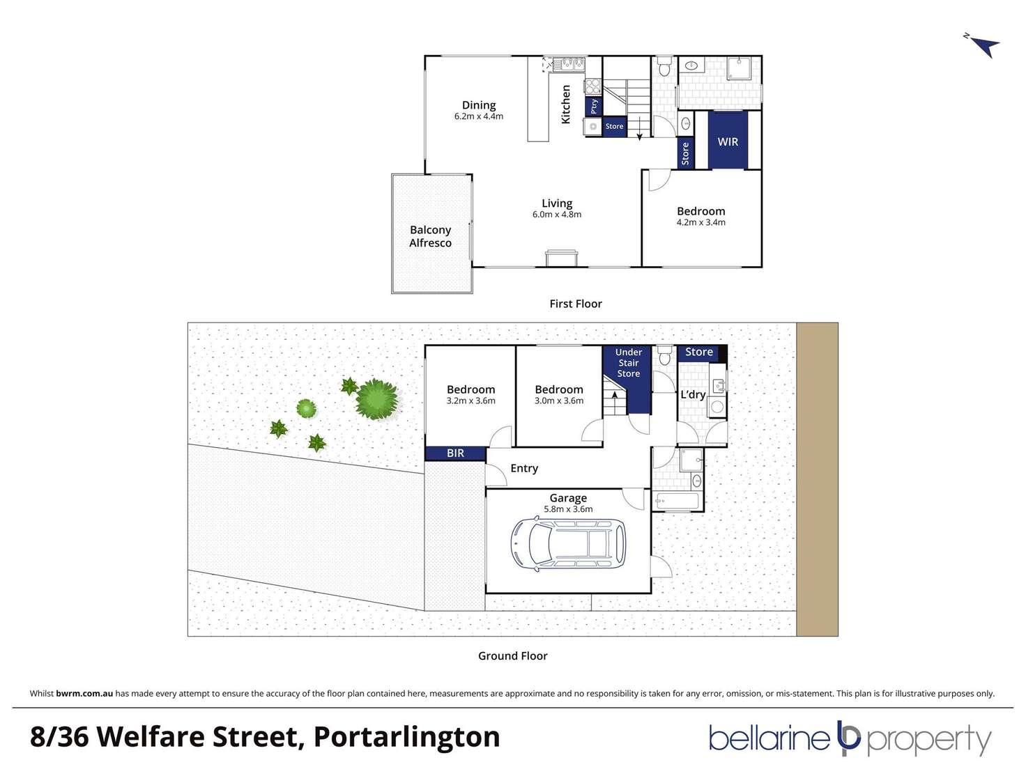 Floorplan of Homely house listing, 8/36 Welfare Street, Portarlington VIC 3223
