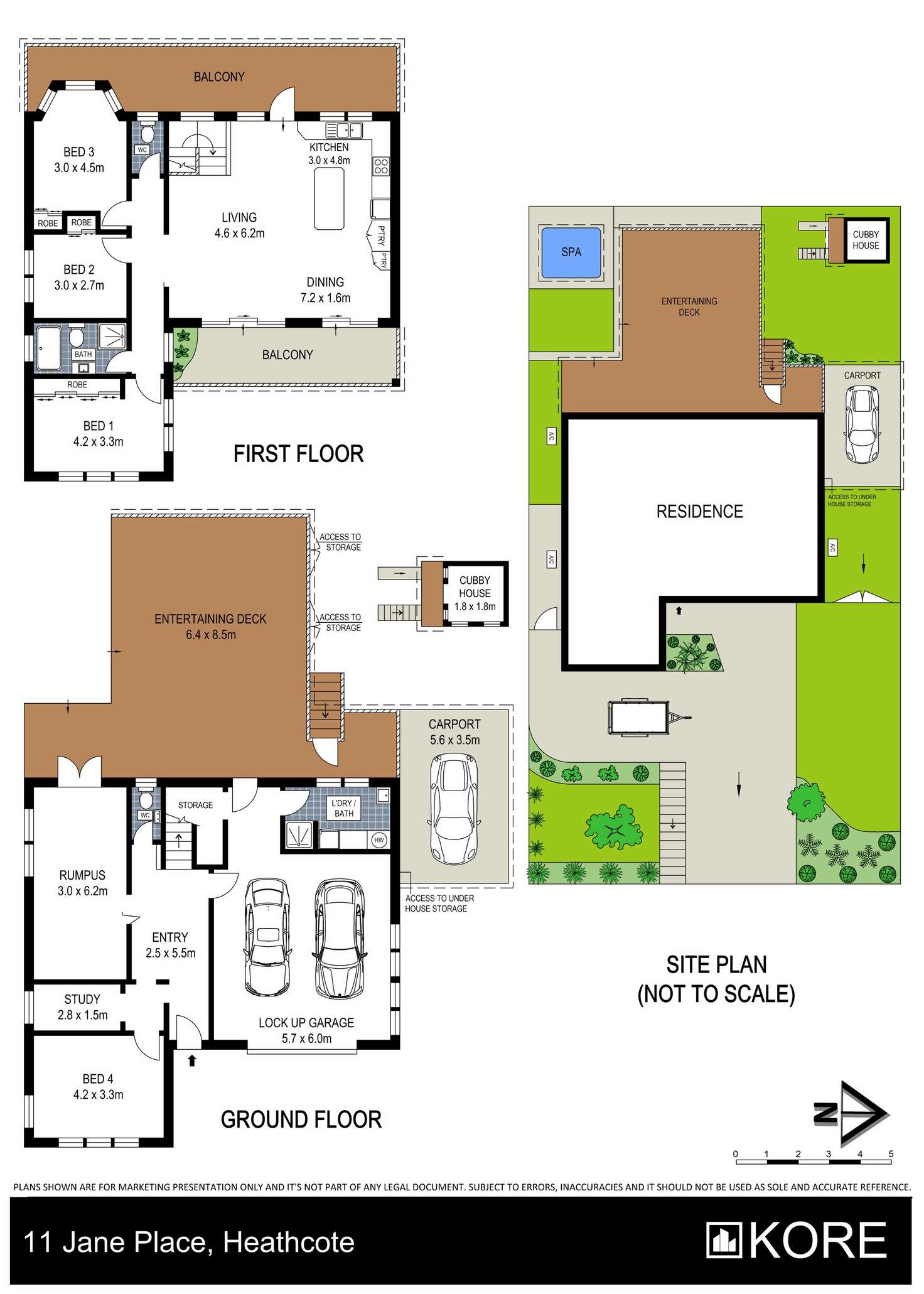 Floorplan of Homely house listing, 11 Jane Place, Heathcote NSW 2233