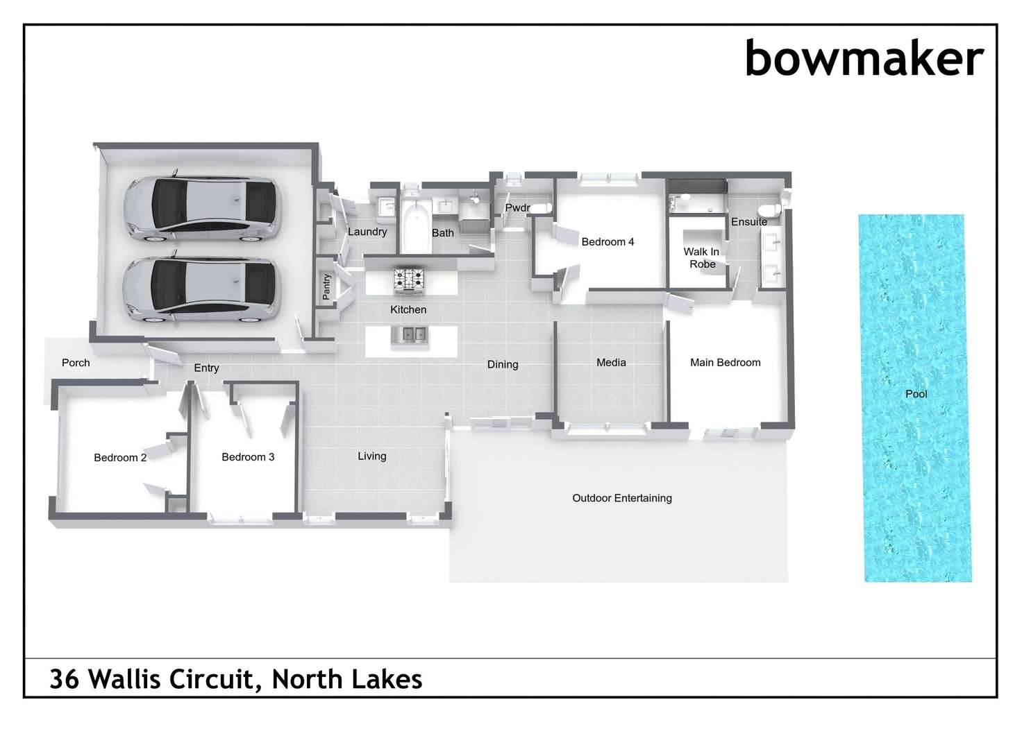 Floorplan of Homely house listing, 36 Wallis Circuit, North Lakes QLD 4509