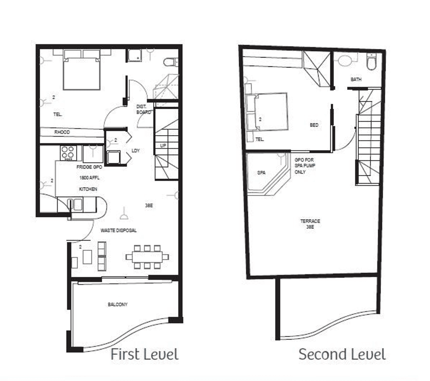 Floorplan of Homely unit listing, 38/2607 Gold Coast Highway, Mermaid Beach QLD 4218