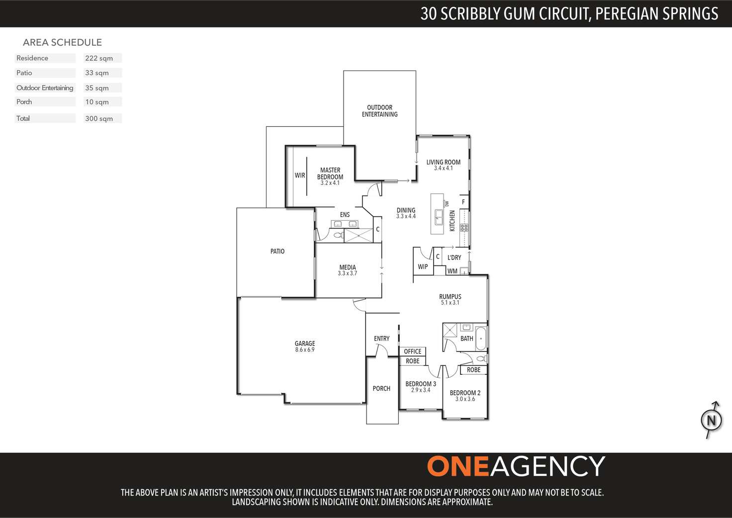 Floorplan of Homely house listing, 30 Scribbly Gum Circuit, Peregian Springs QLD 4573