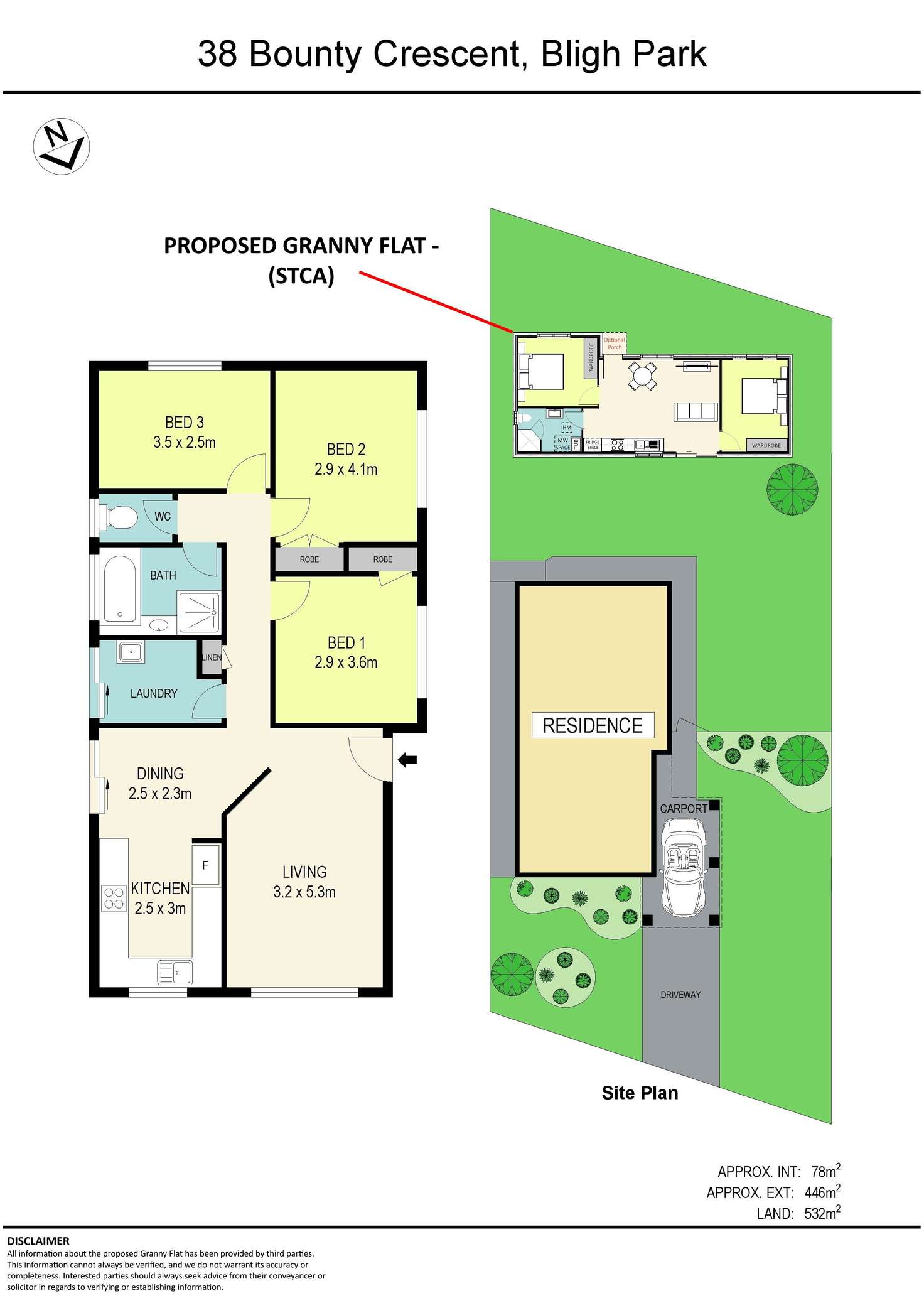 Floorplan of Homely house listing, 38 Bounty Crescent, Bligh Park NSW 2756