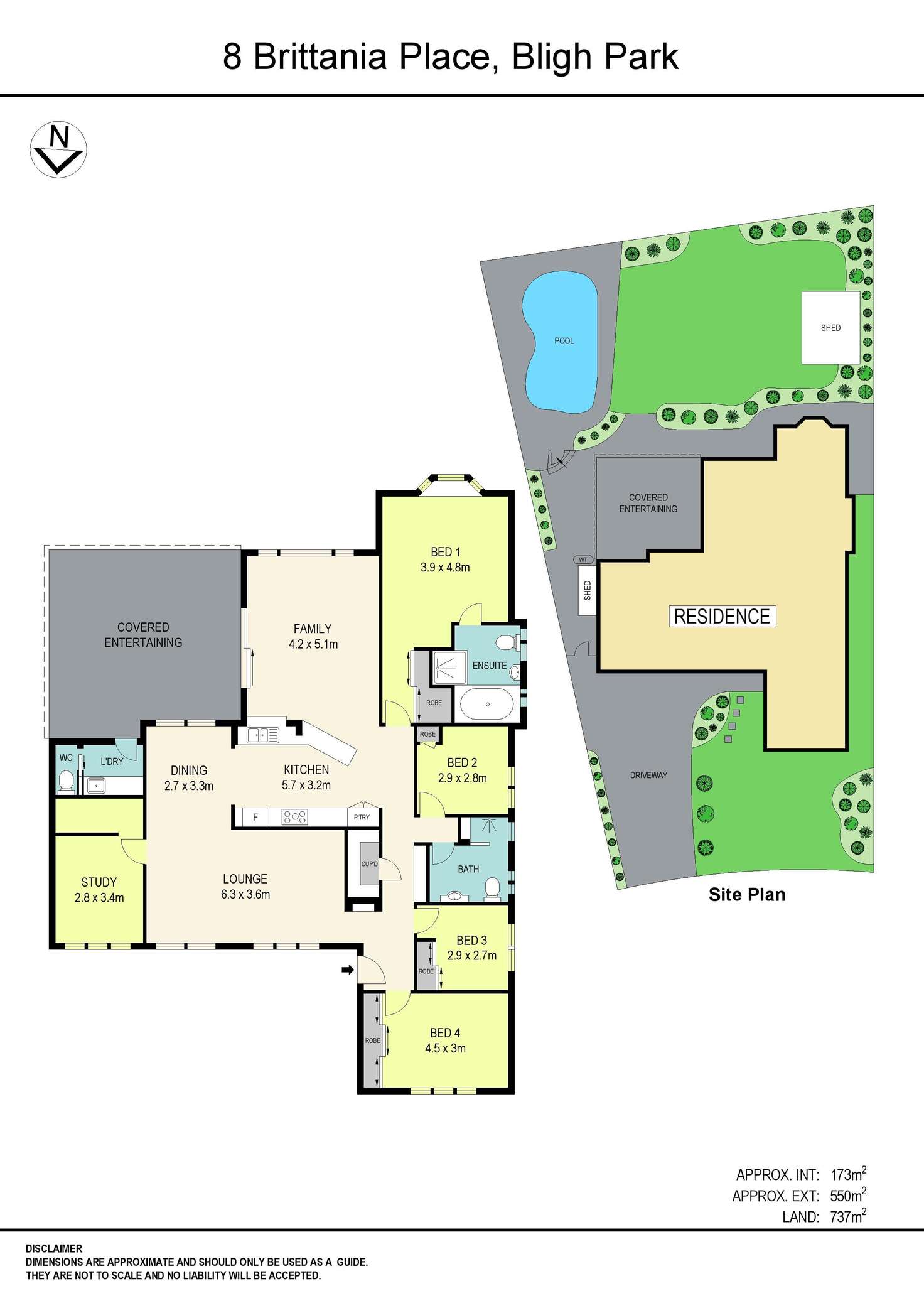 Floorplan of Homely house listing, 8 Brittania Place, Bligh Park NSW 2756