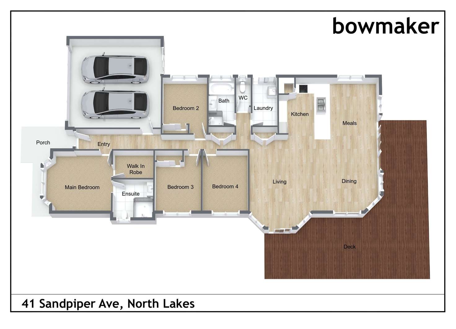Floorplan of Homely house listing, 41 Sandpiper Avenue, North Lakes QLD 4509