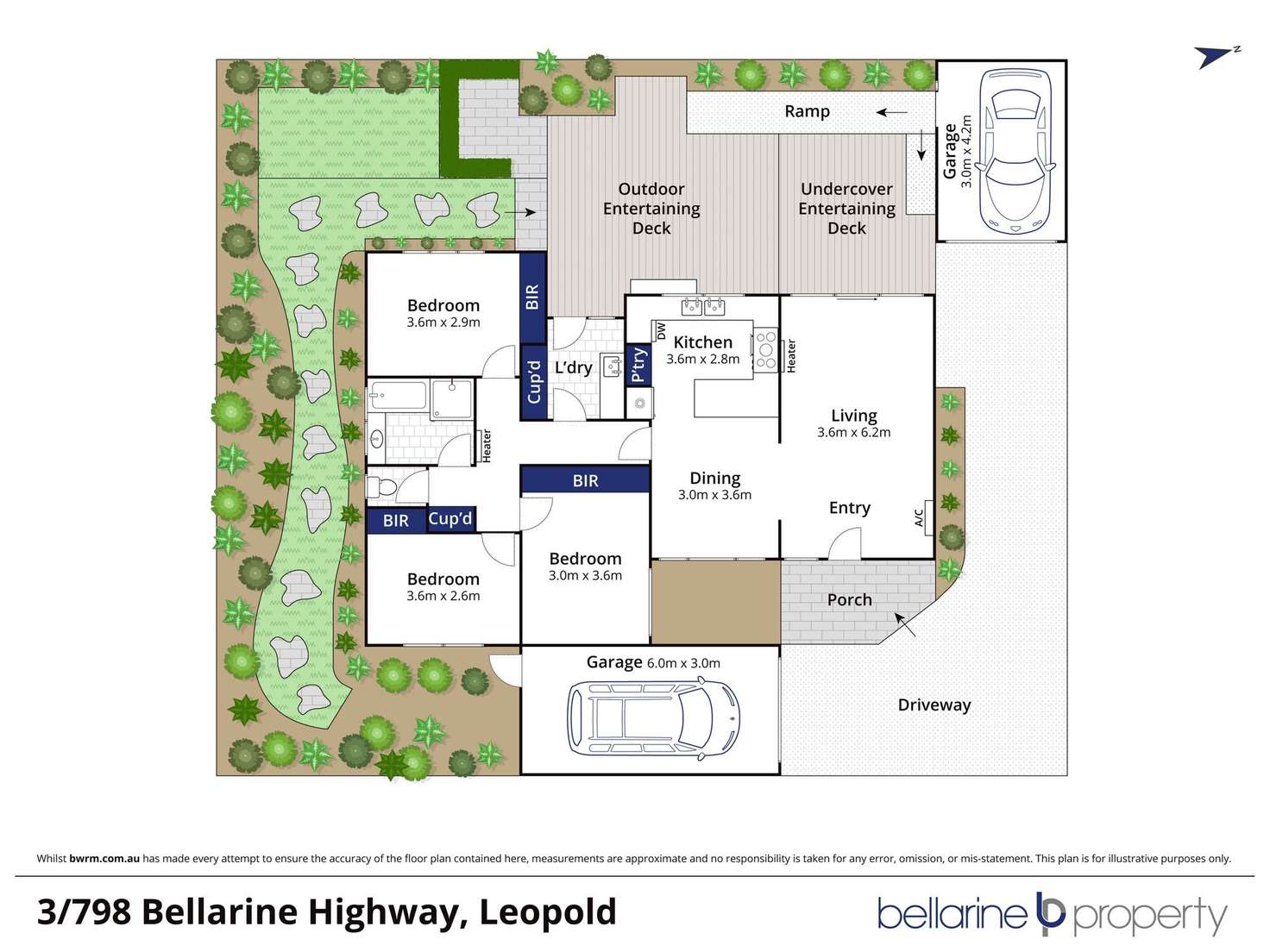 Floorplan of Homely unit listing, 3/798 Bellarine Highway, Leopold VIC 3224