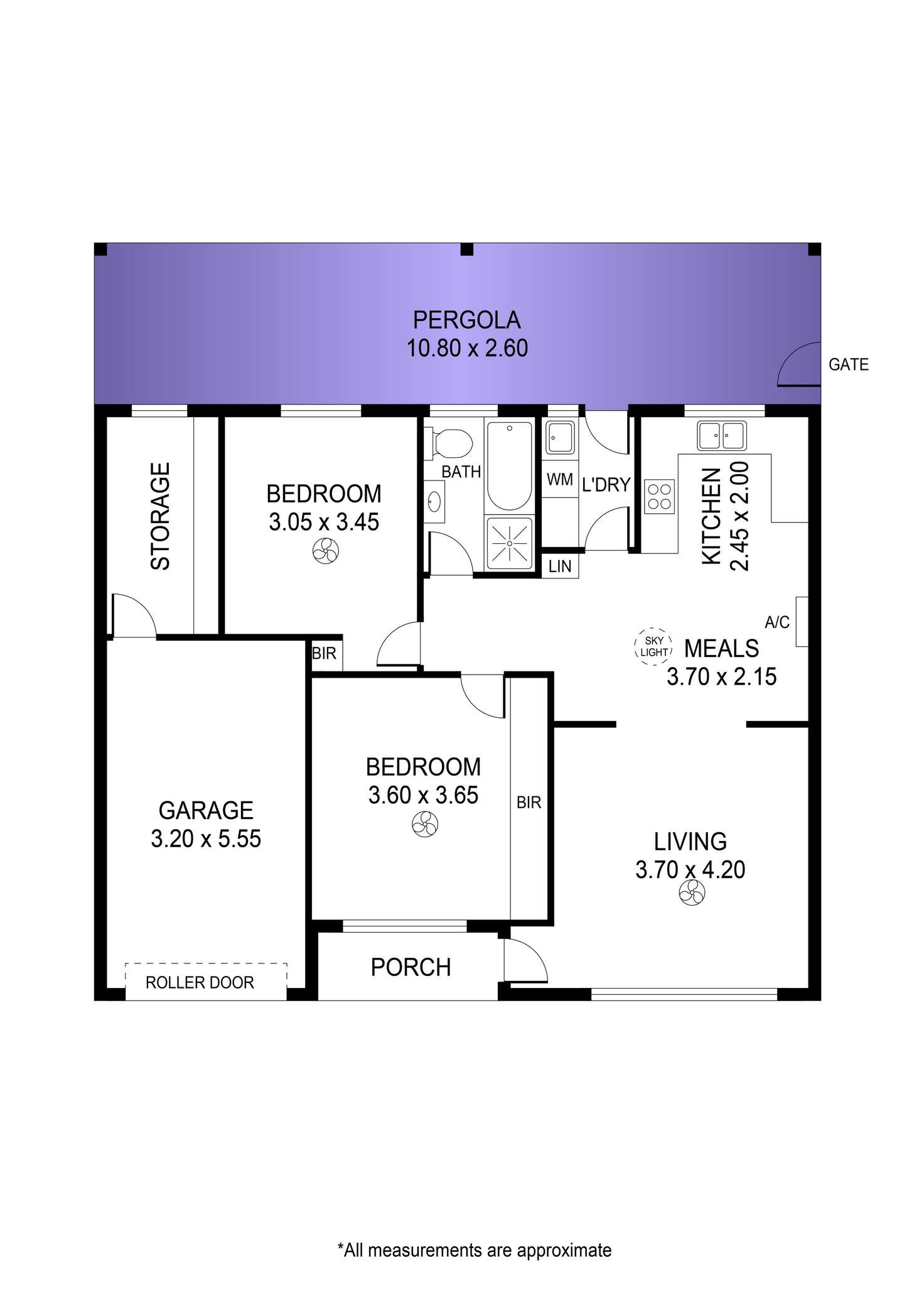 Floorplan of Homely unit listing, 2/4 Romford Street, West Hindmarsh SA 5007