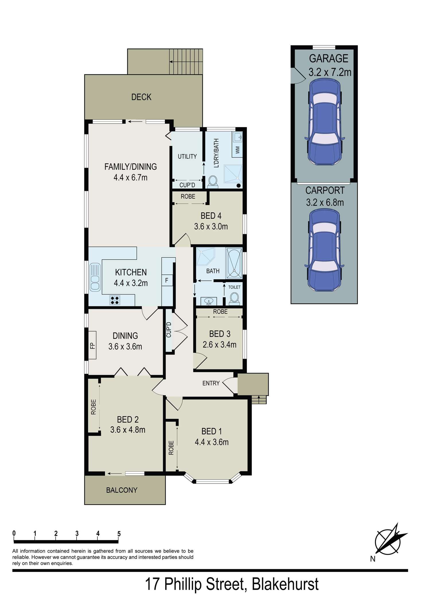 Floorplan of Homely house listing, 17 Phillip Street, Blakehurst NSW 2221