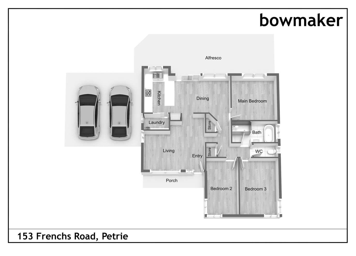 Floorplan of Homely house listing, 153 Frenchs Road, Petrie QLD 4502