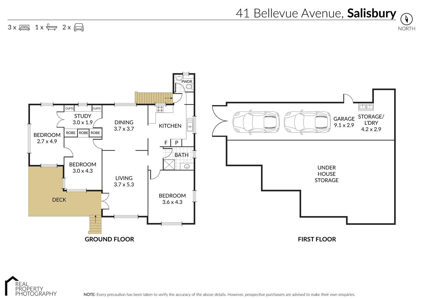 Floorplan of Homely house listing, 41 Bellevue Avenue, Salisbury QLD 4107