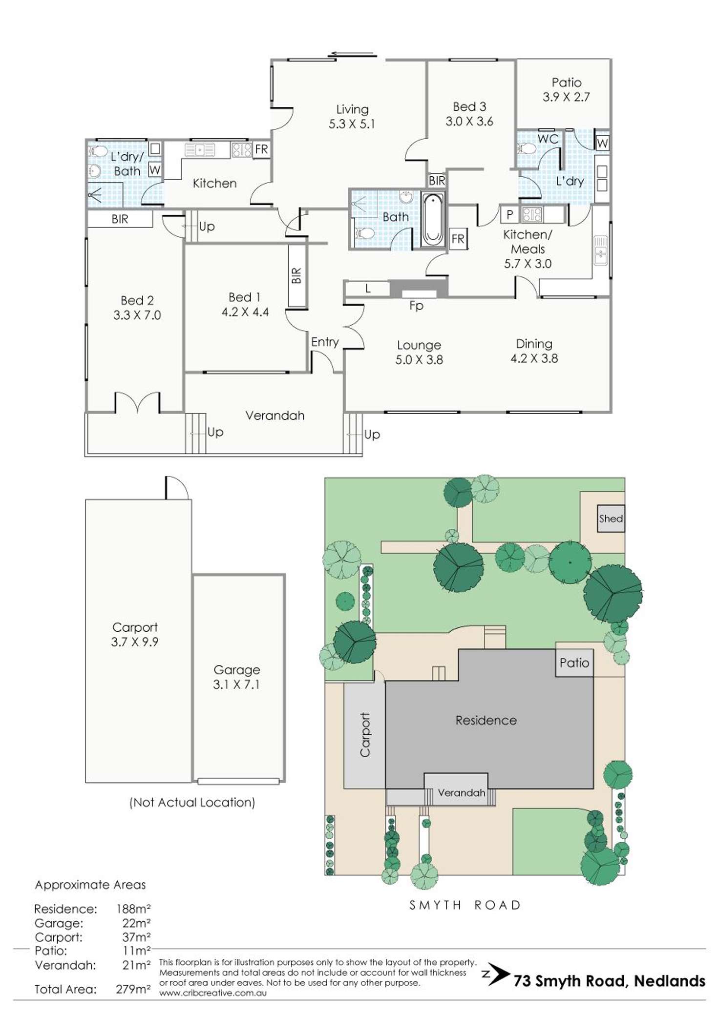 Floorplan of Homely house listing, 73 Smyth Road, Nedlands WA 6009